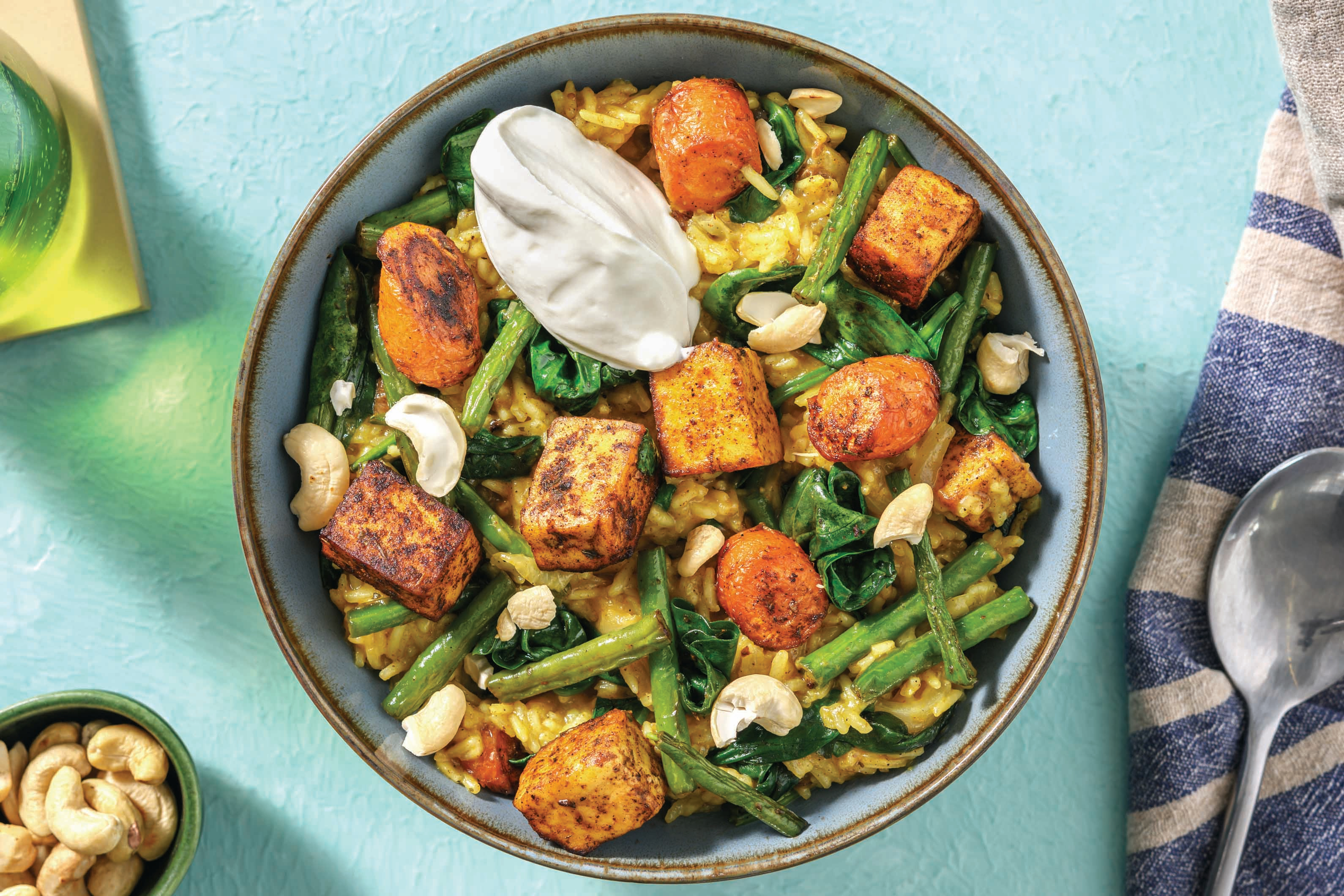 Indian-Spiced Paneer & Veggie Biryani
