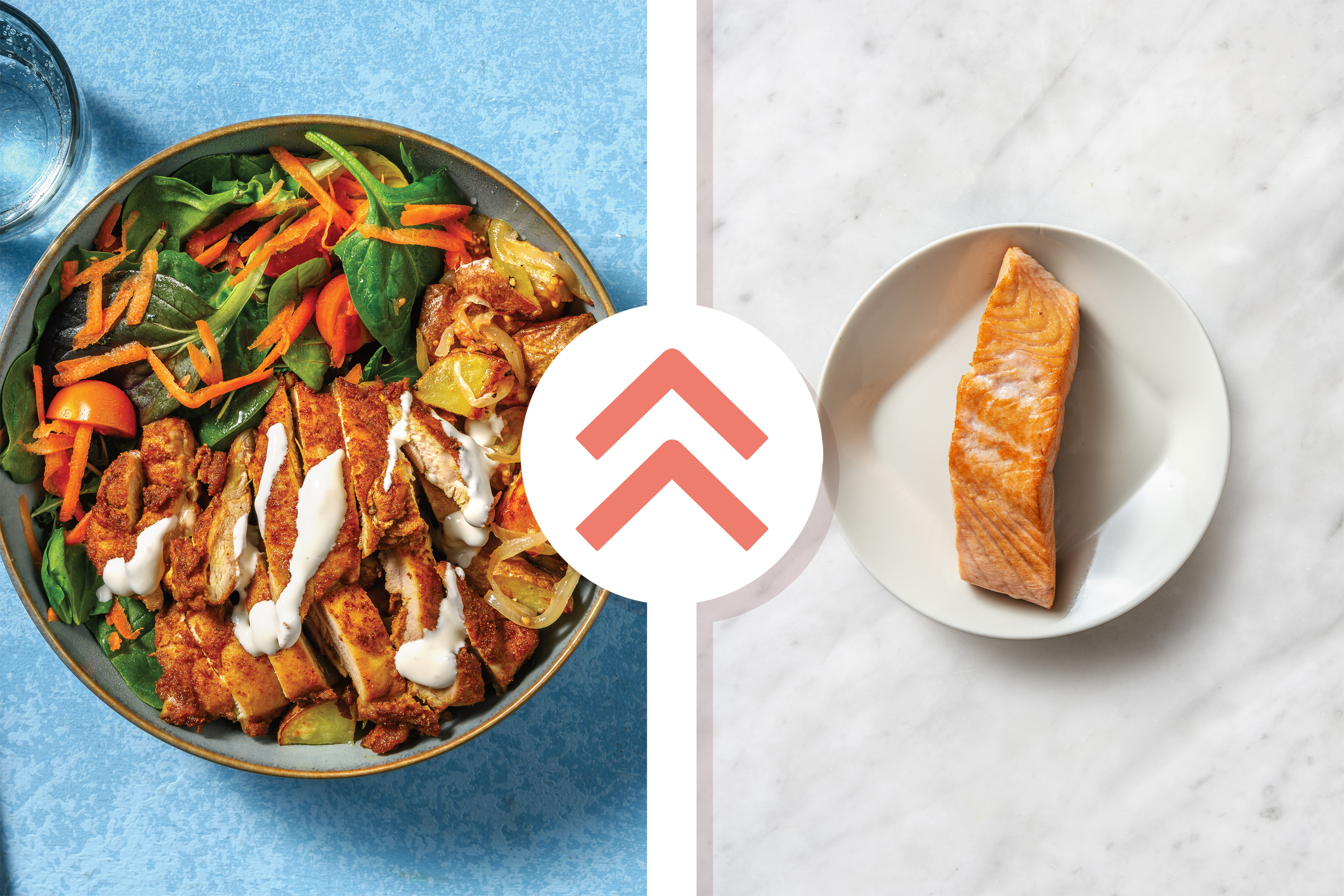 Indian-Spiced Salmon & Roast Potatoes