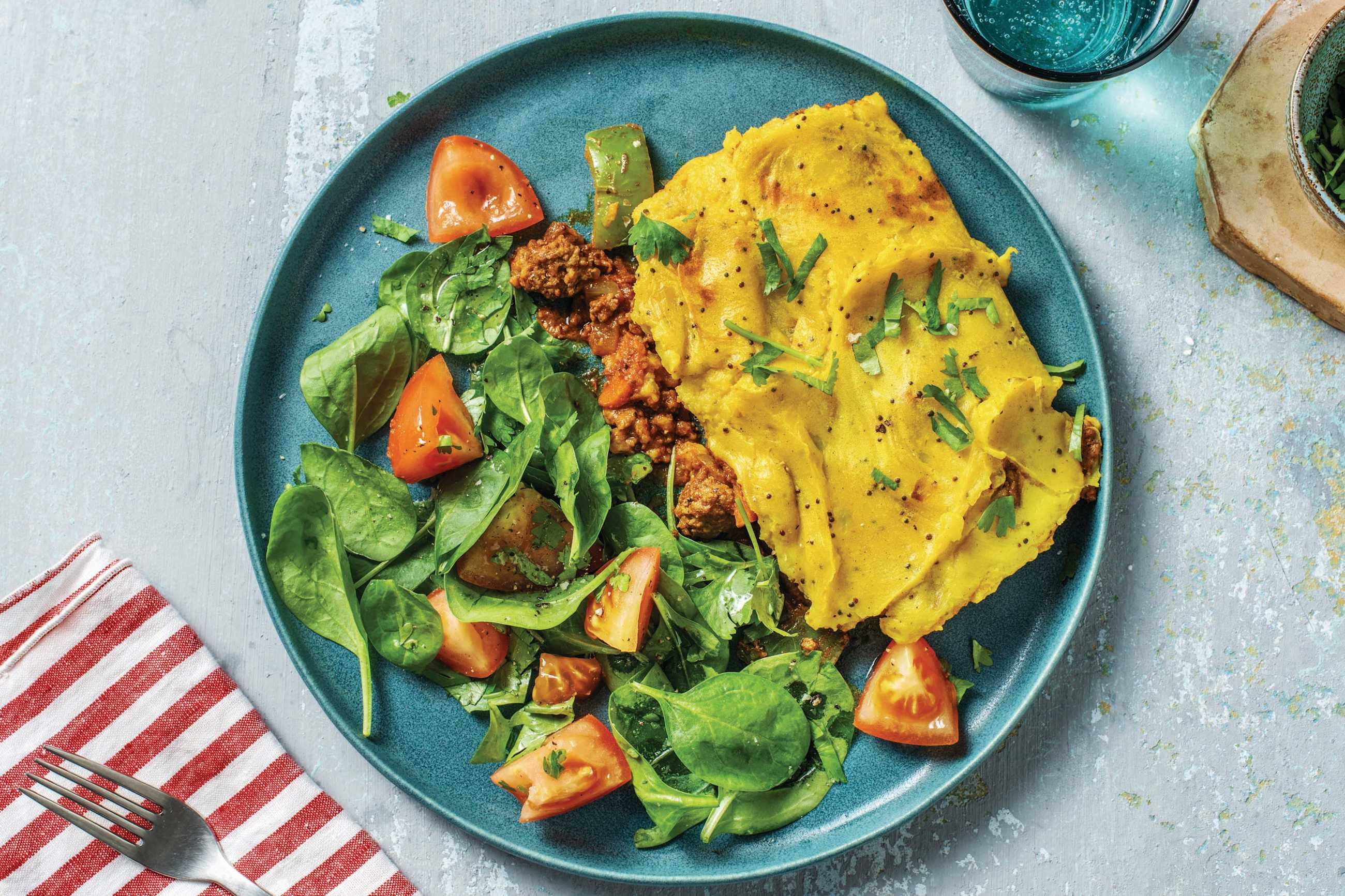 Indian-Style Beef Cottage Pie