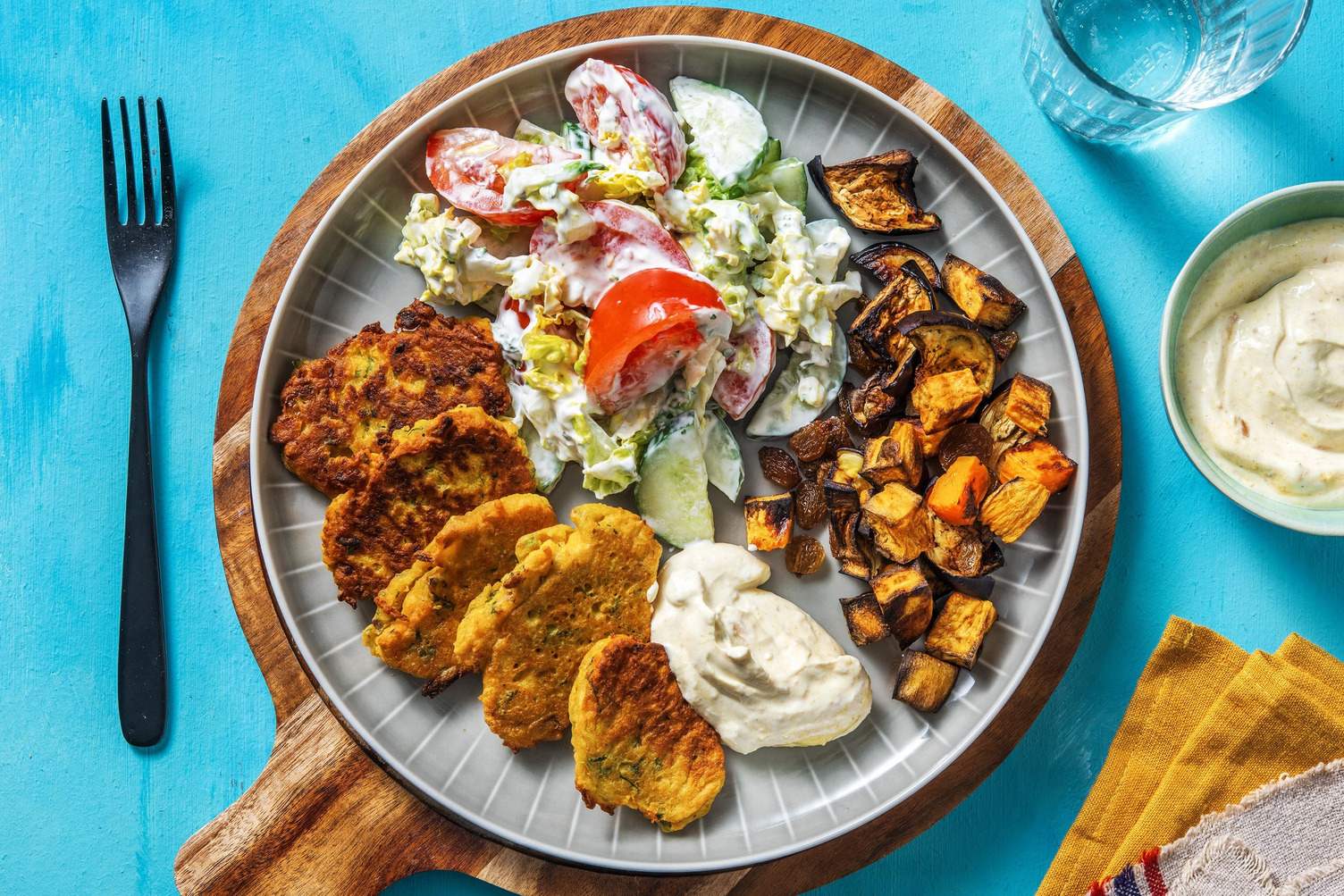 Indische Möhren-Pakoras mit Currydip