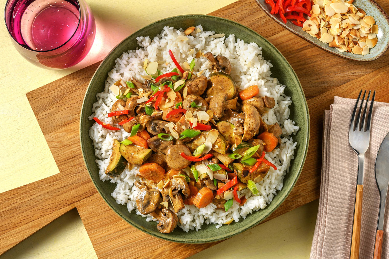 Indisches Korma Curry mit Zucchetti