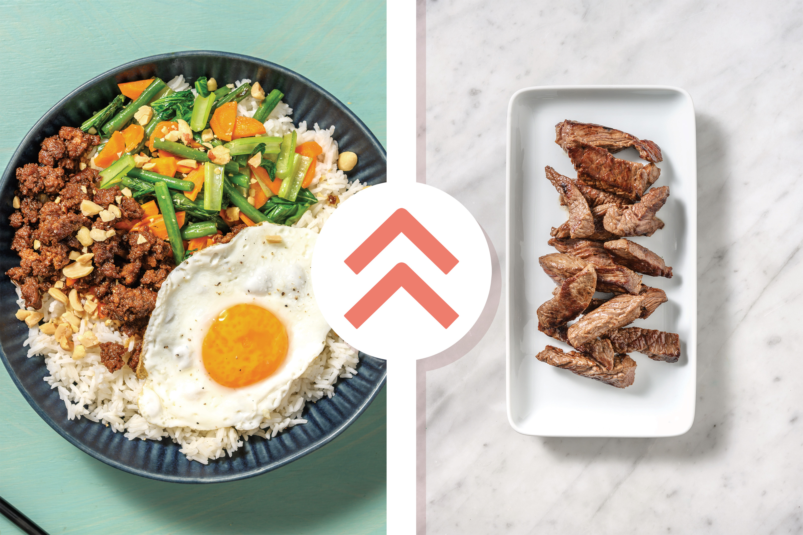 Indonesian-Style Beef Strips & Stir-Fry Veggies