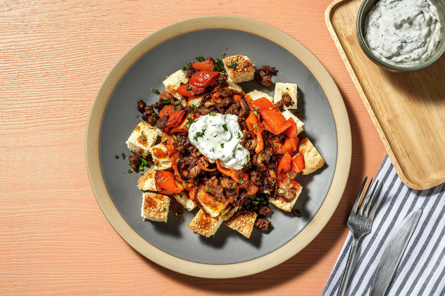 Iskender! Türkisches Beef Hack-Gericht