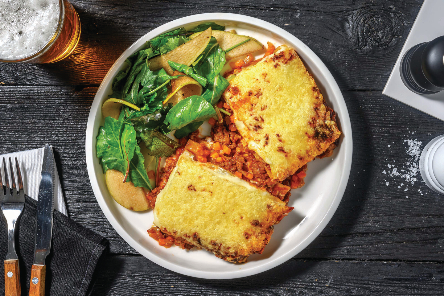Italian Beef & Bacon Lasagne