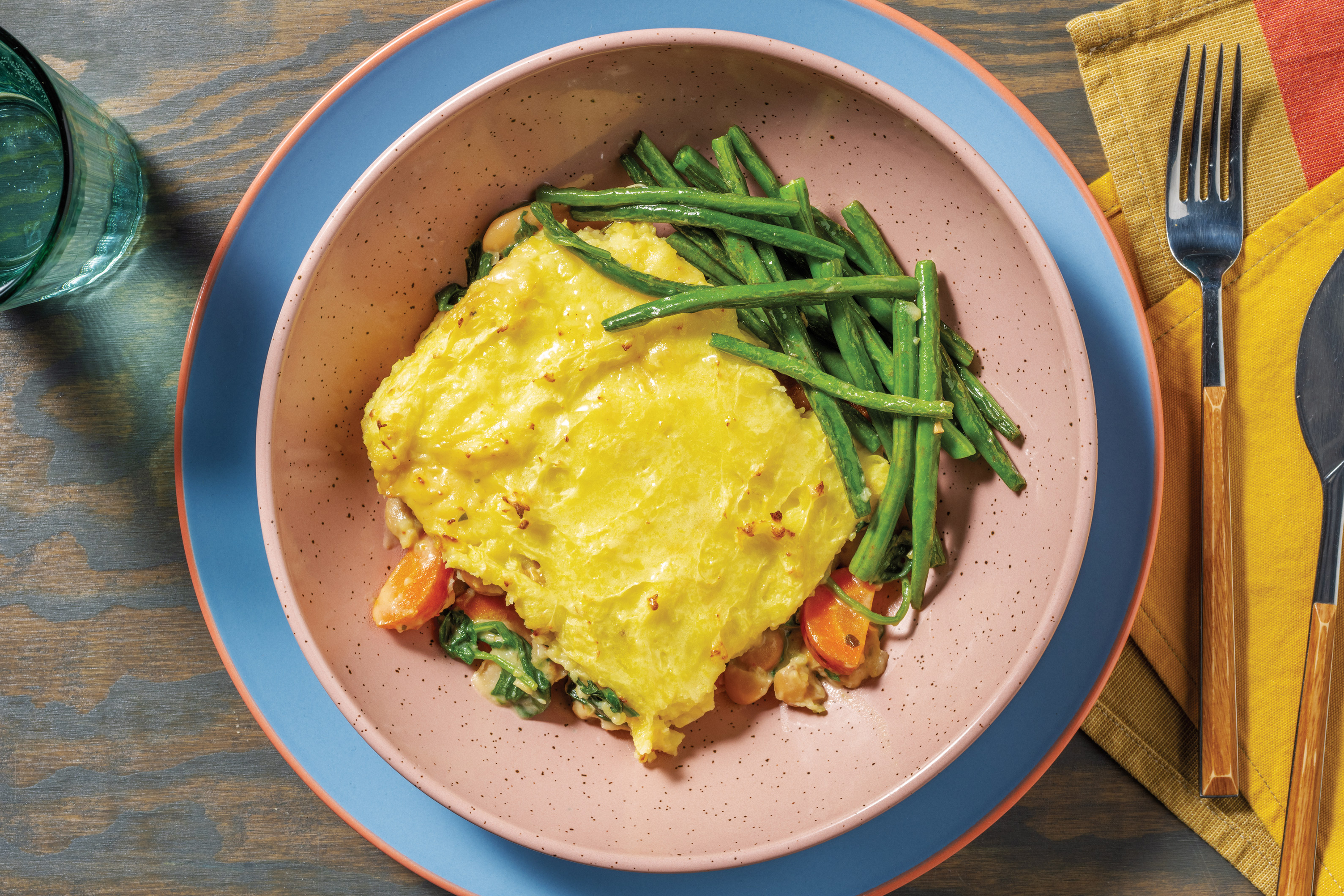 Italian Butter Bean & Veggie Pie