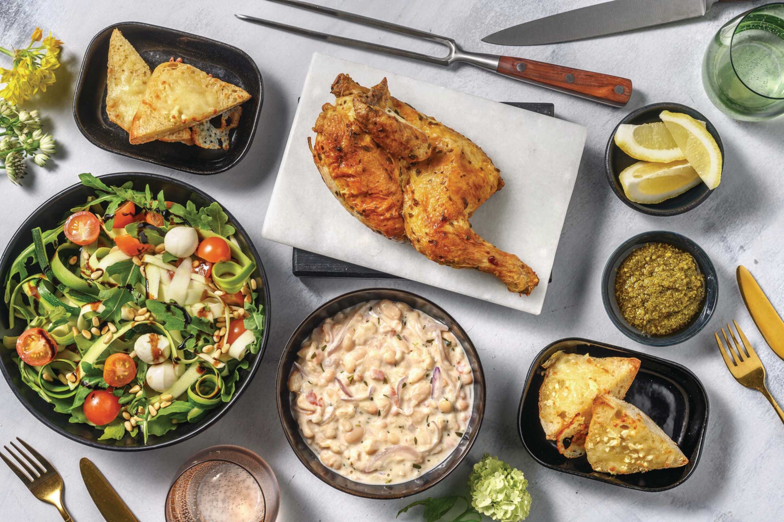 Italian Chicken & Creamy Bacon Butter Beans