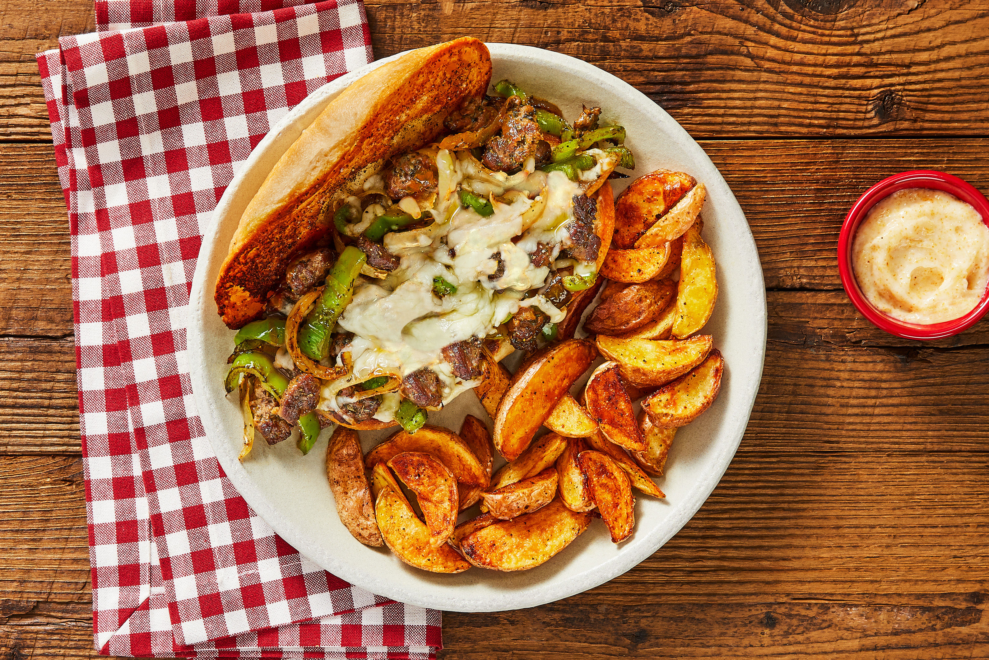 Italian Pepper Steak Sandos