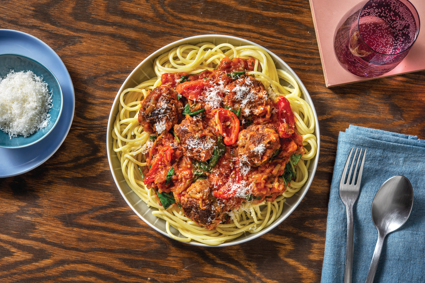Beef & Basil Pesto Meatballs
