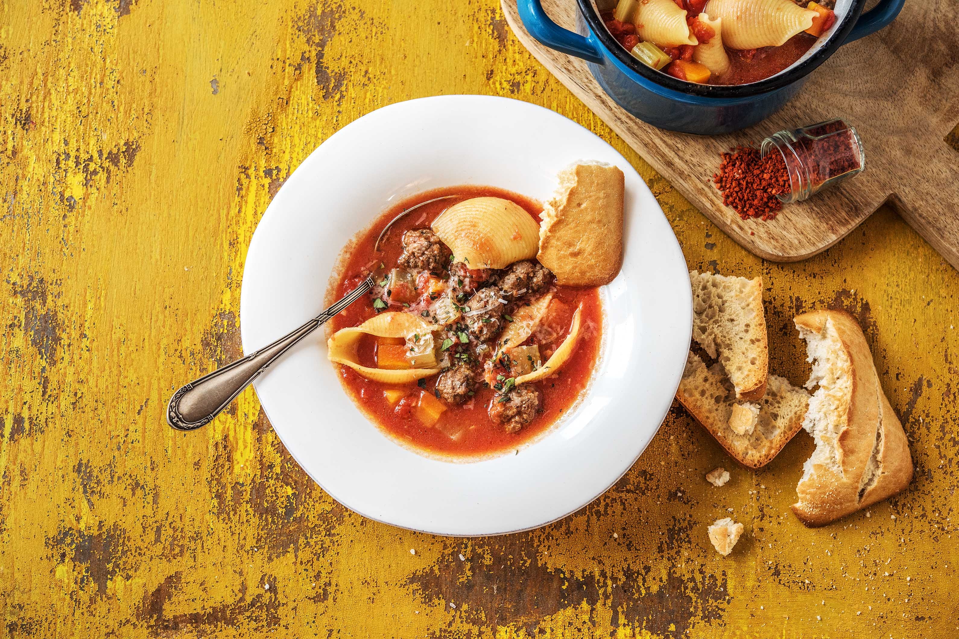 Italian Polpetti Soup
