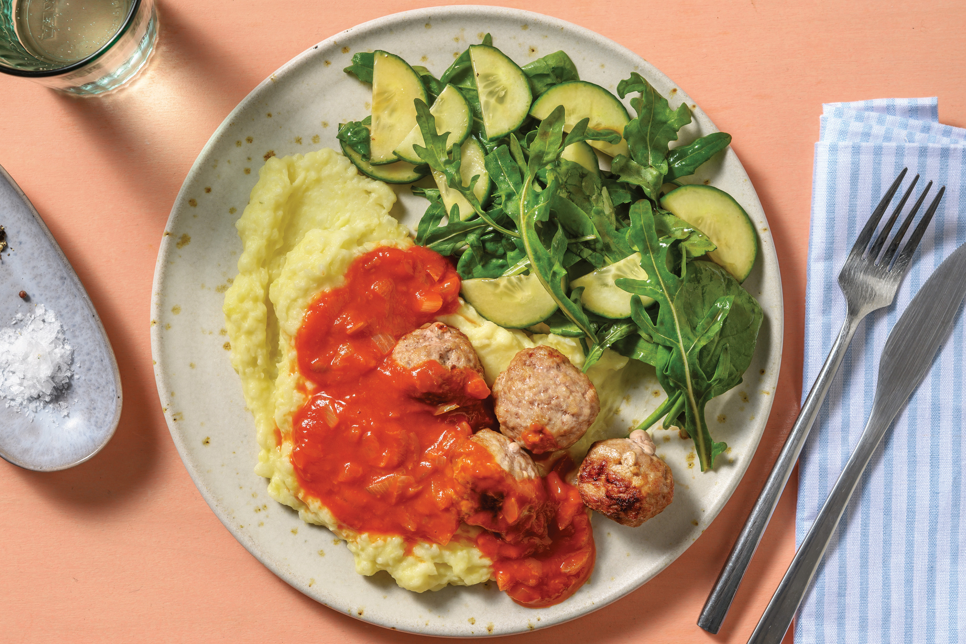 Italian Pork Meatballs & Tomato Sugo