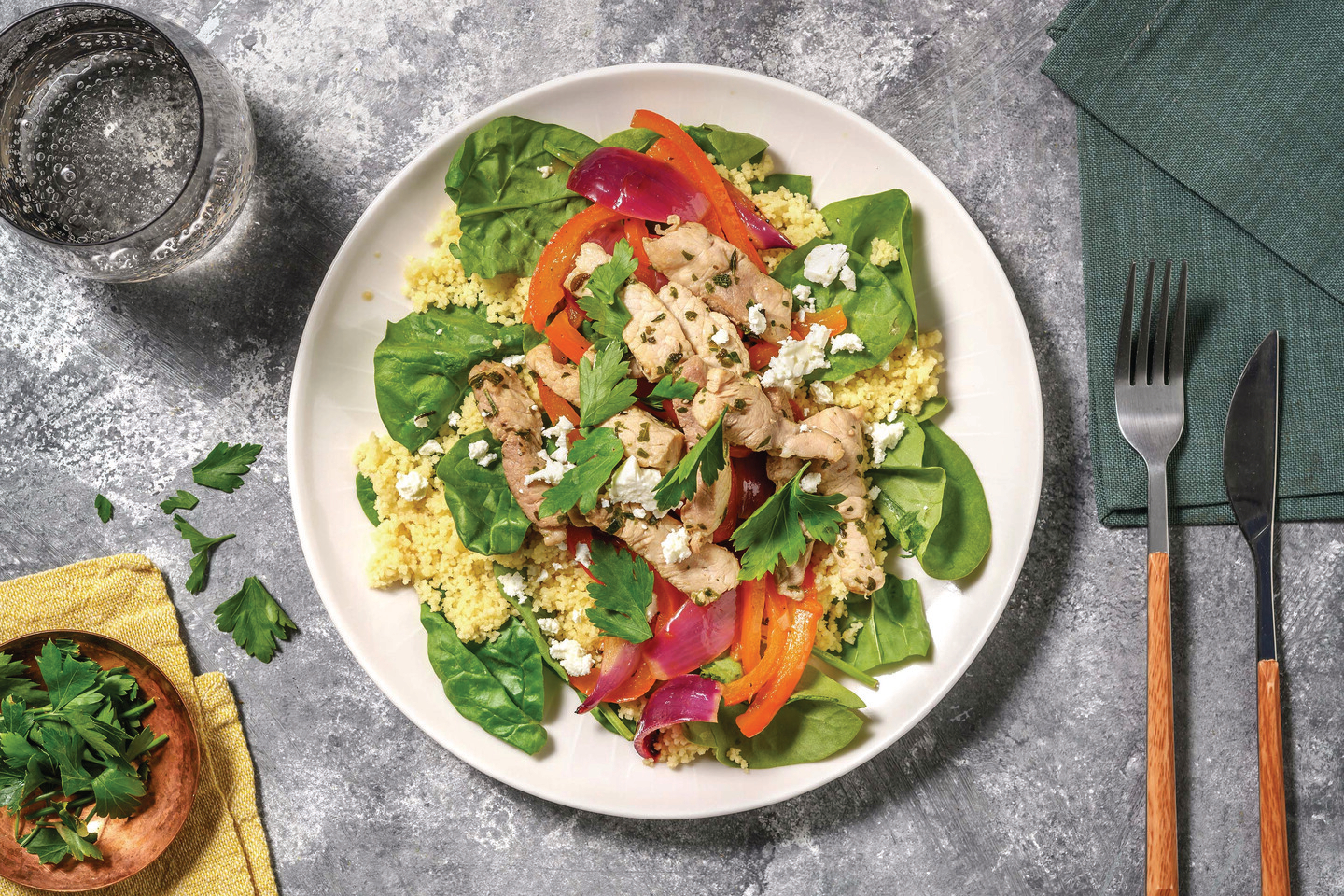 Italian Pork Strips & Pepperonata