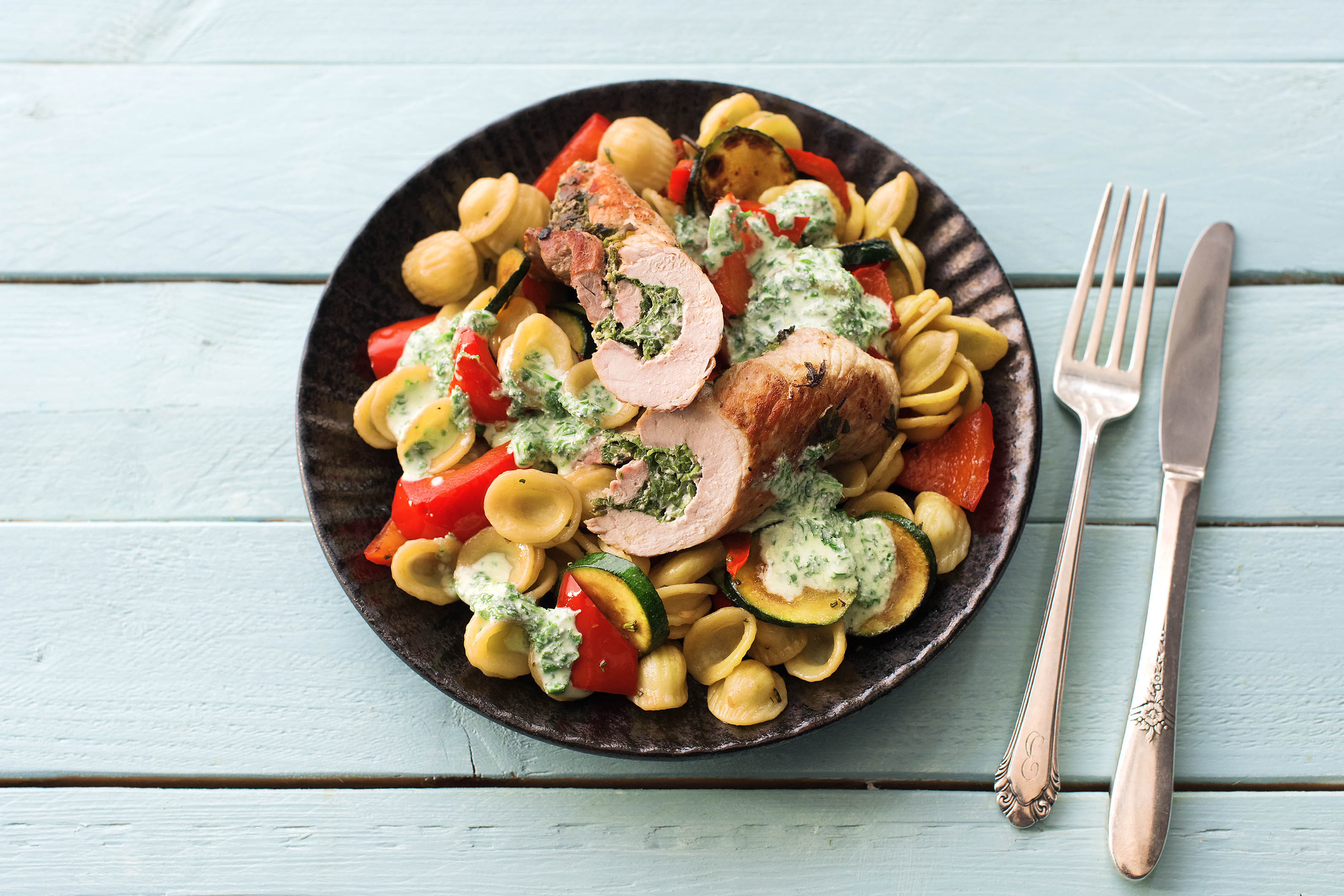 Italienische Schnitzelröllchen