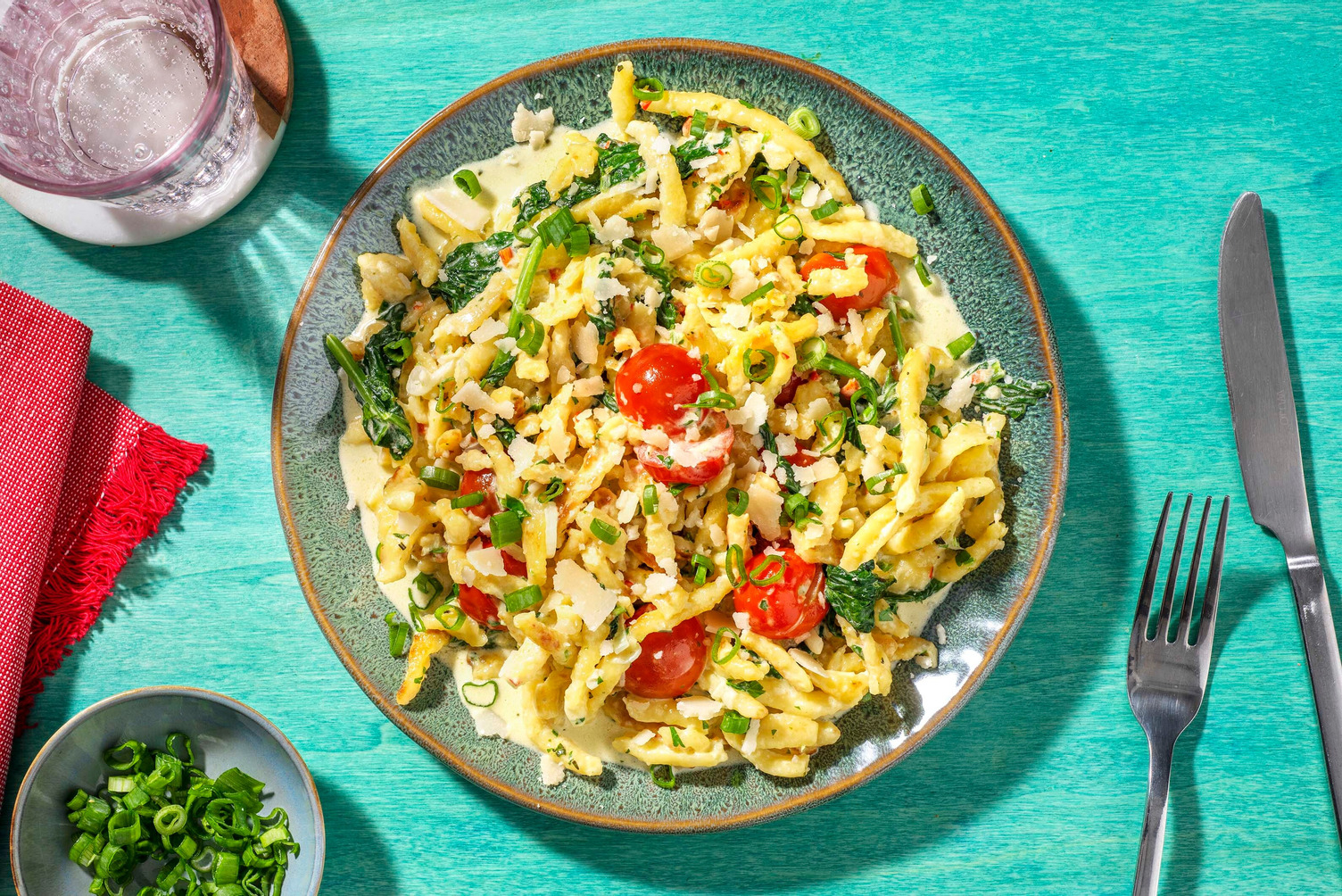 Italienische Spätzlepfanne