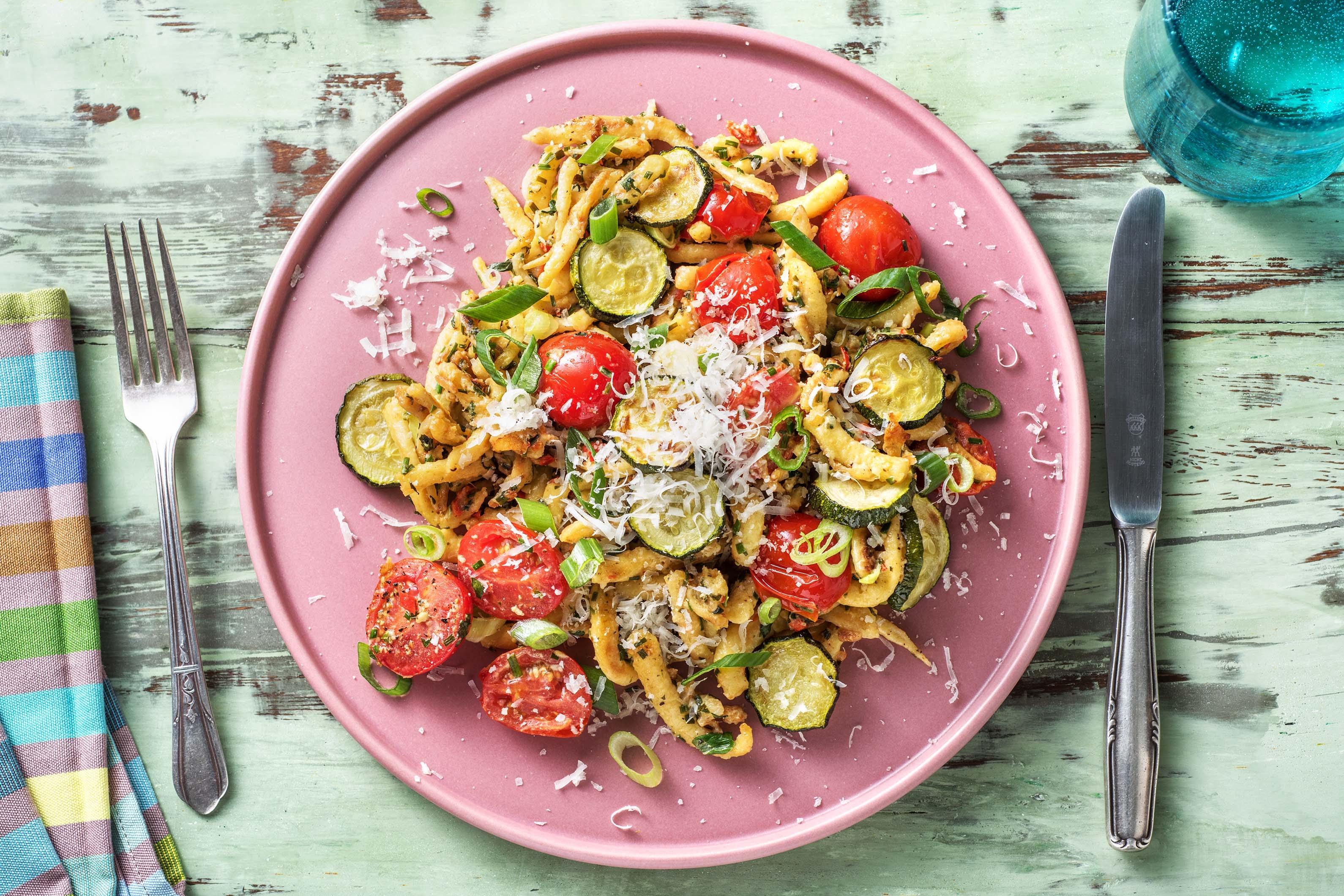 Italienische Spätzlepfanne