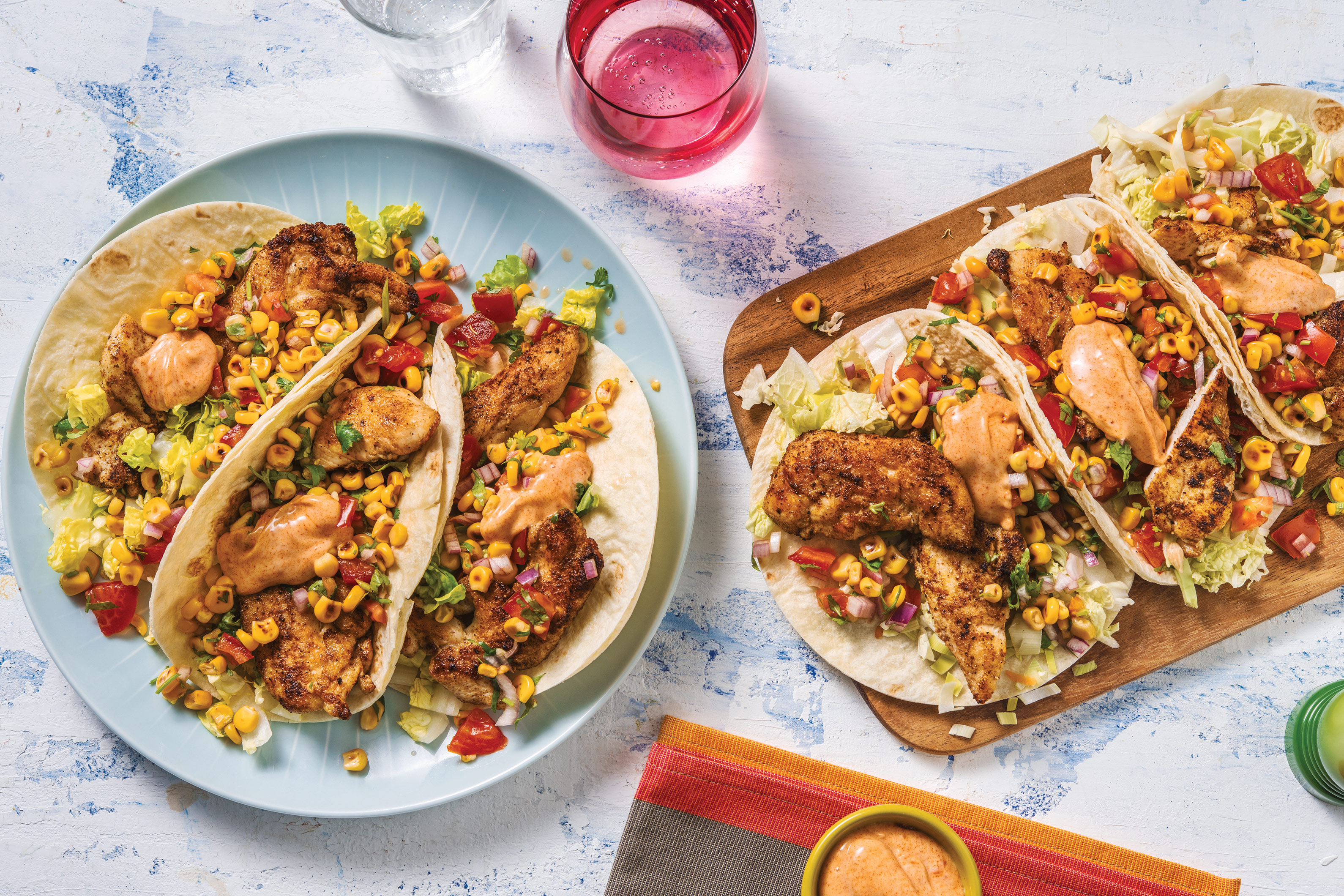 Smokey Jamaican Chicken Tacos