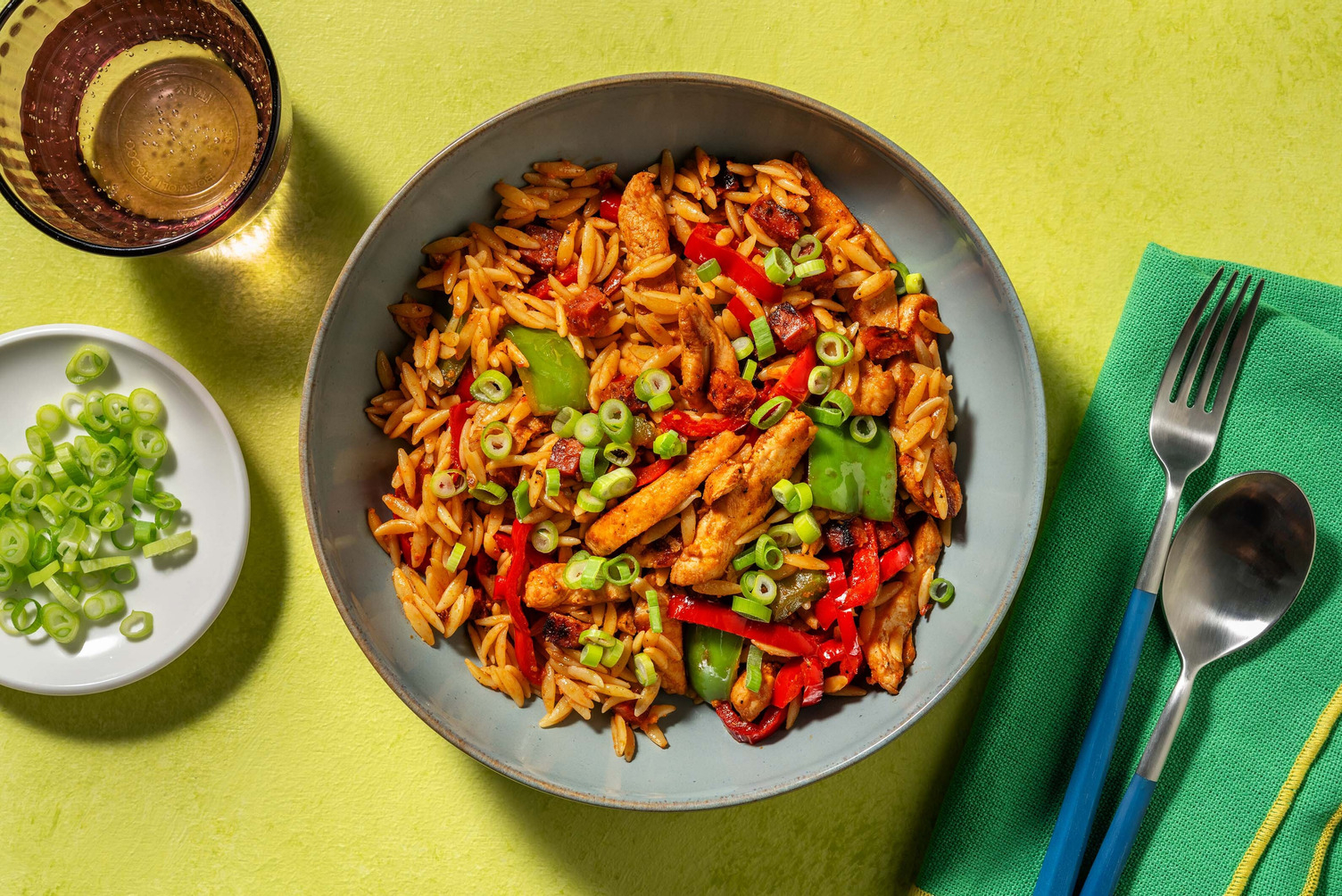 Jambalaya! Kreolische Hähnchen-Chorizo-Pfanne