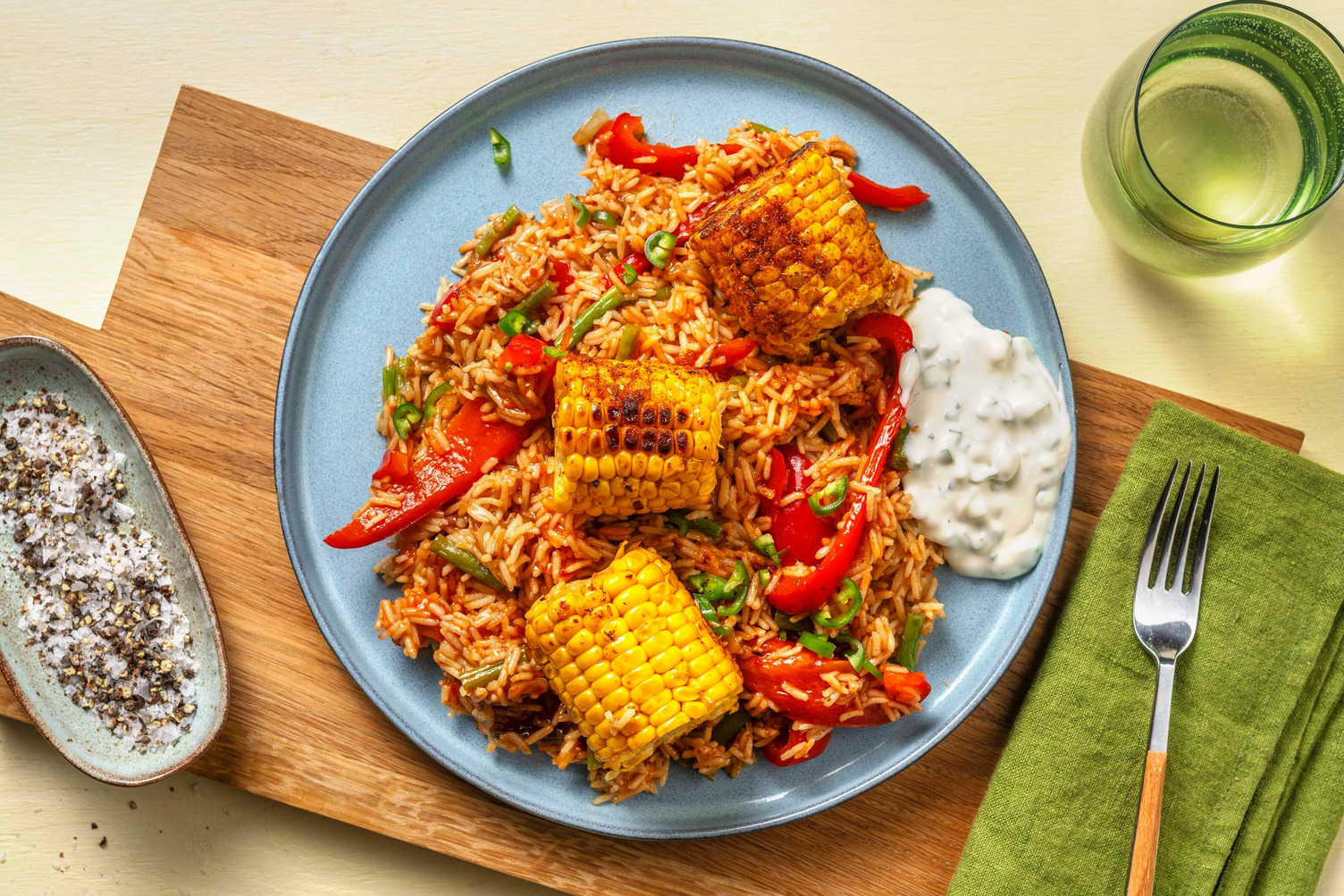 Jambalaya! Pikante Paprika-Reispfanne