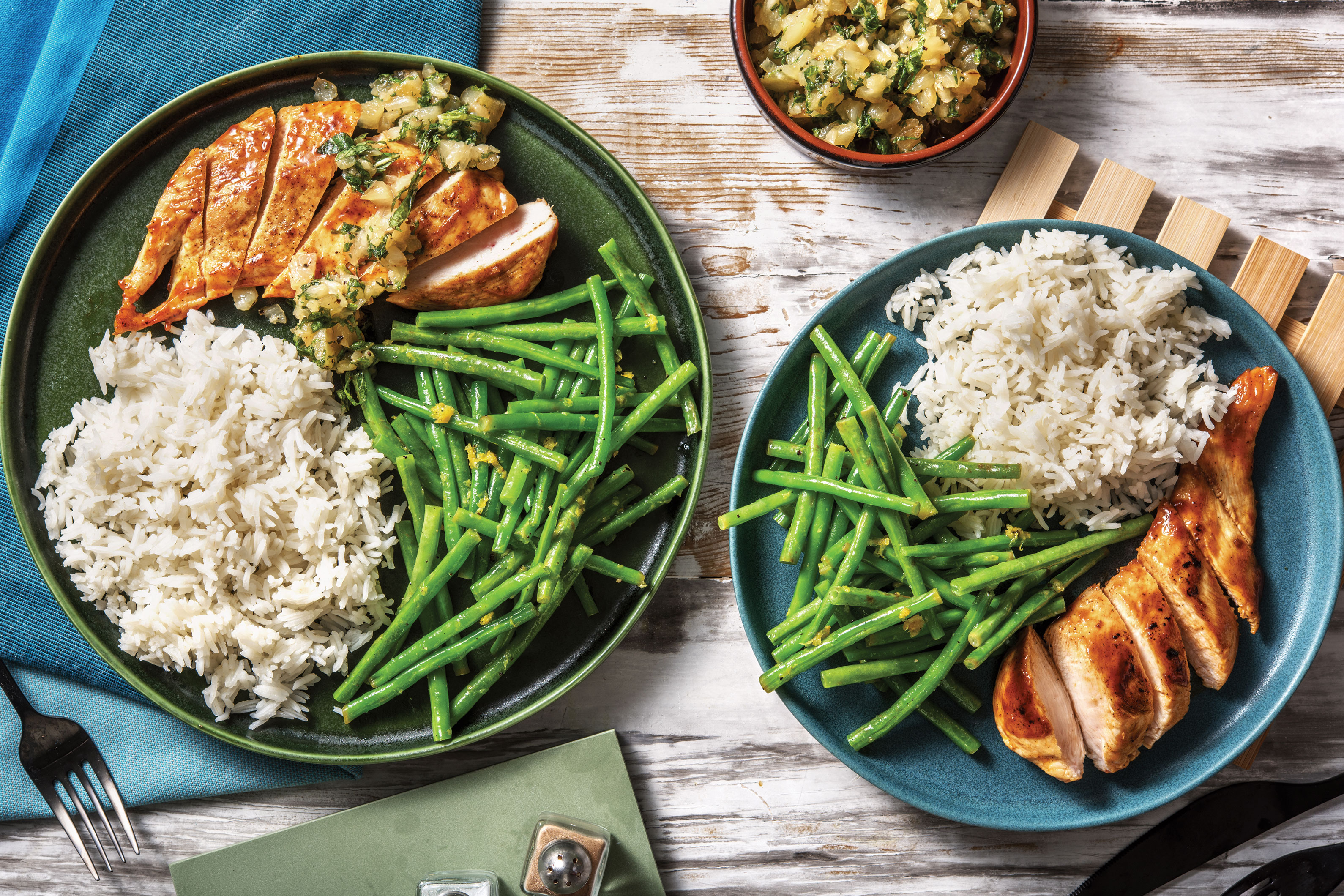 Jerk BBQ Chicken & Pineapple Salsa