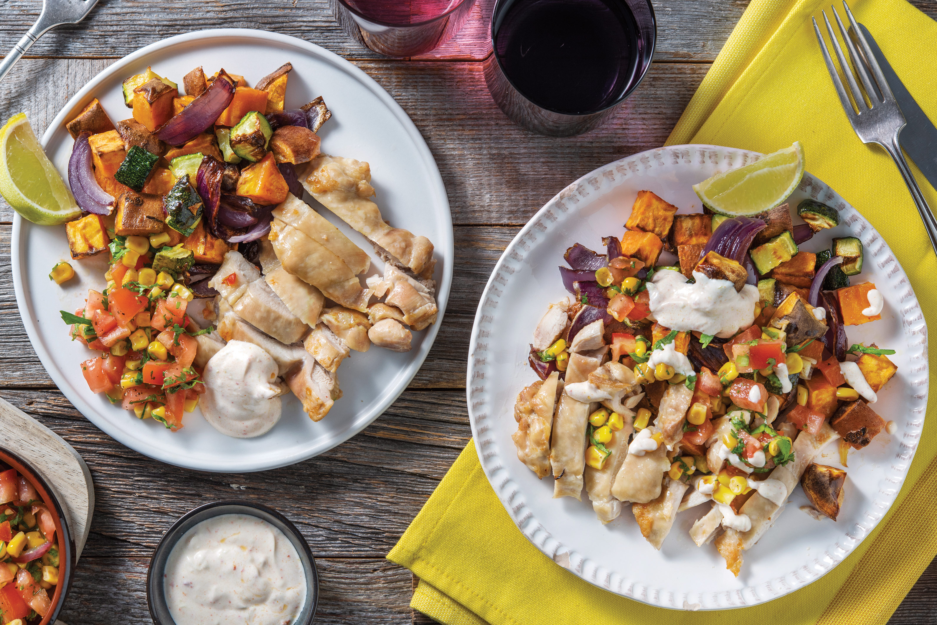 Jerk Chicken & Veggie Traybake