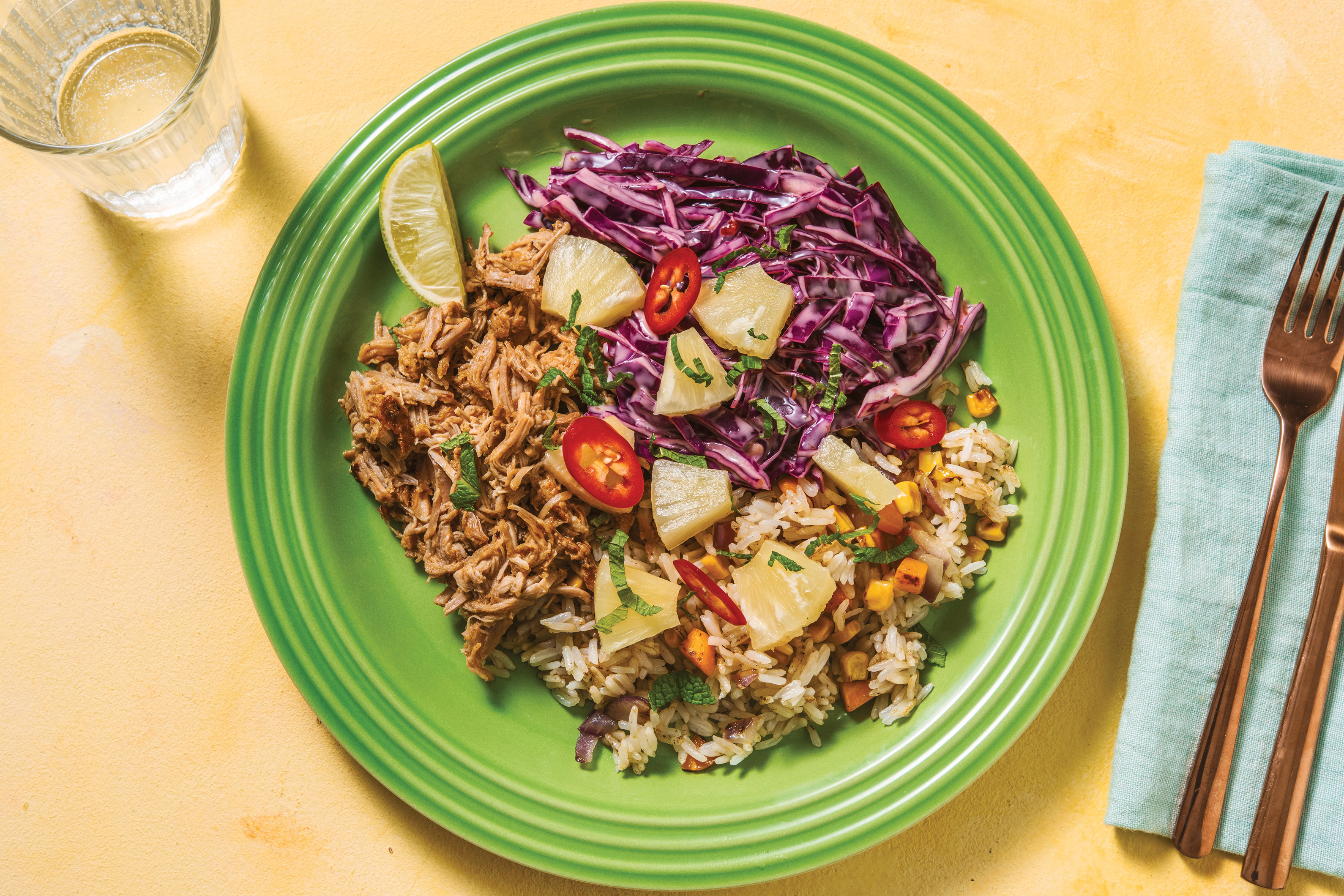 Caribbean Pulled Pork with Creamy Slaw