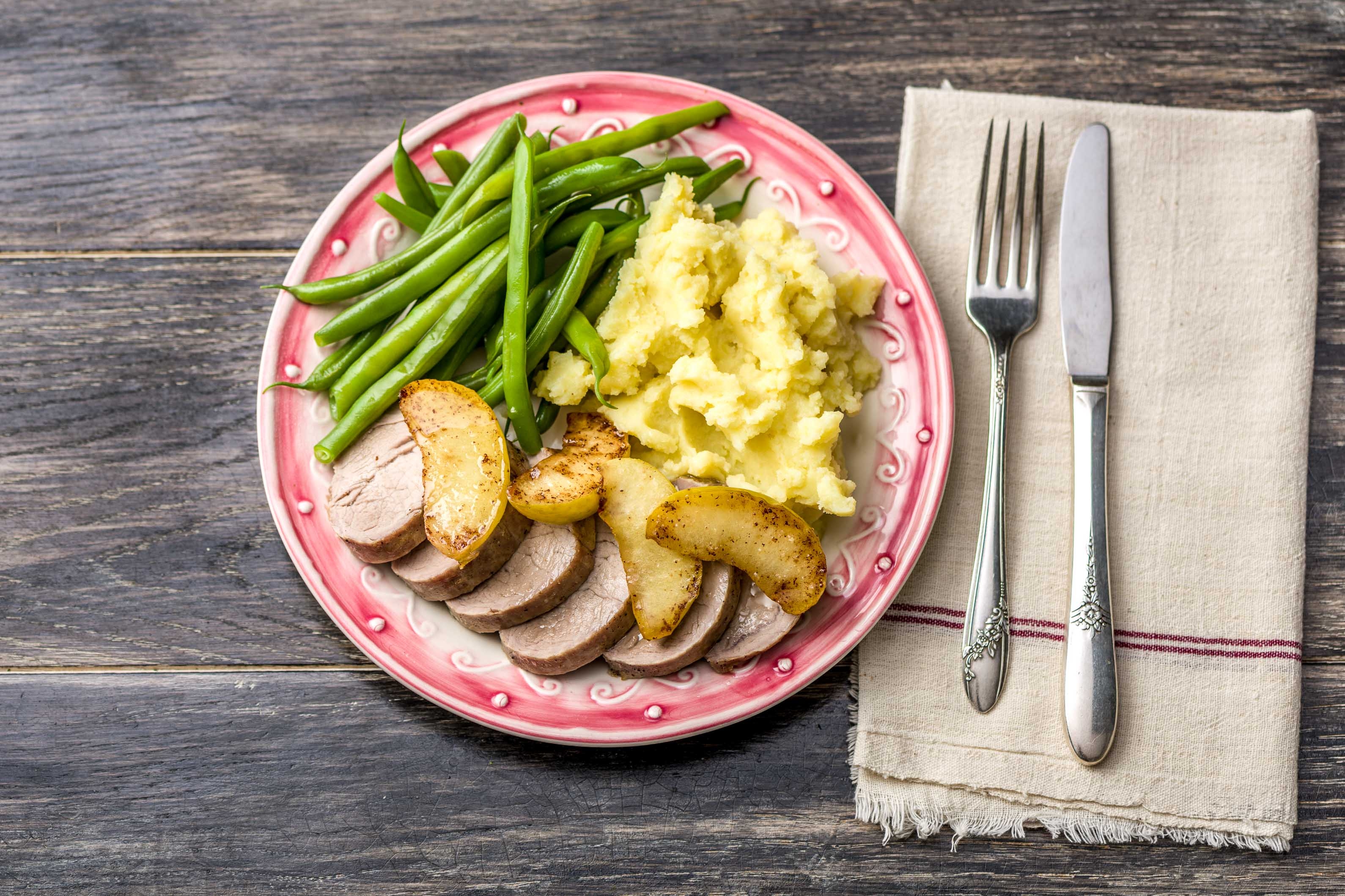 Juicy Pork with Creamy Mash