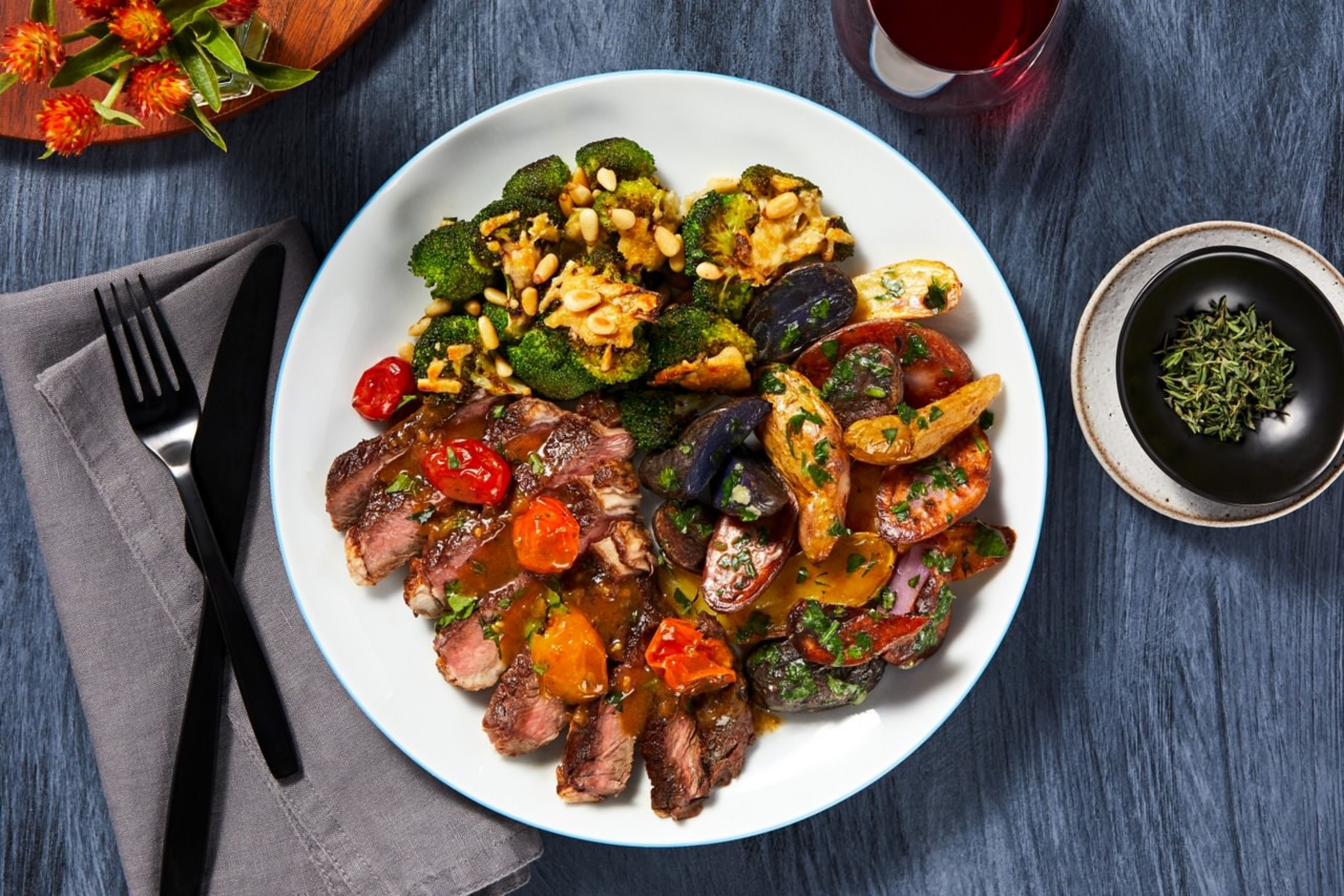 Juicy Tomato Sirloin Steak