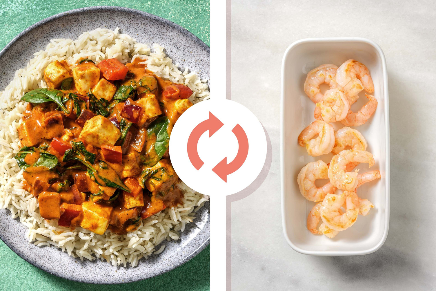 Crevettes de style kadai