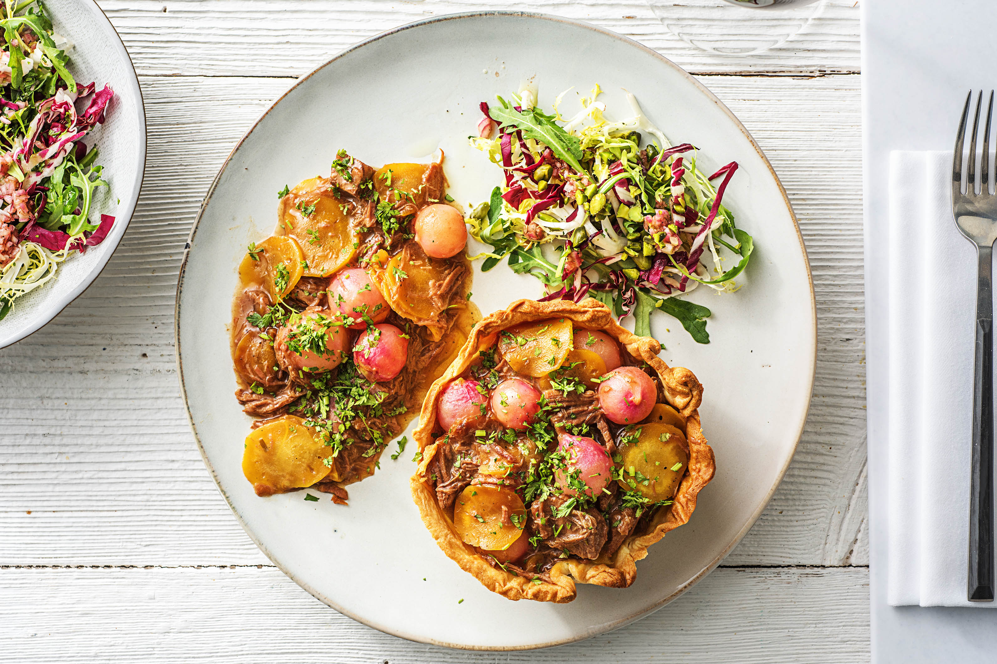 Mijoté de veau en croûte
