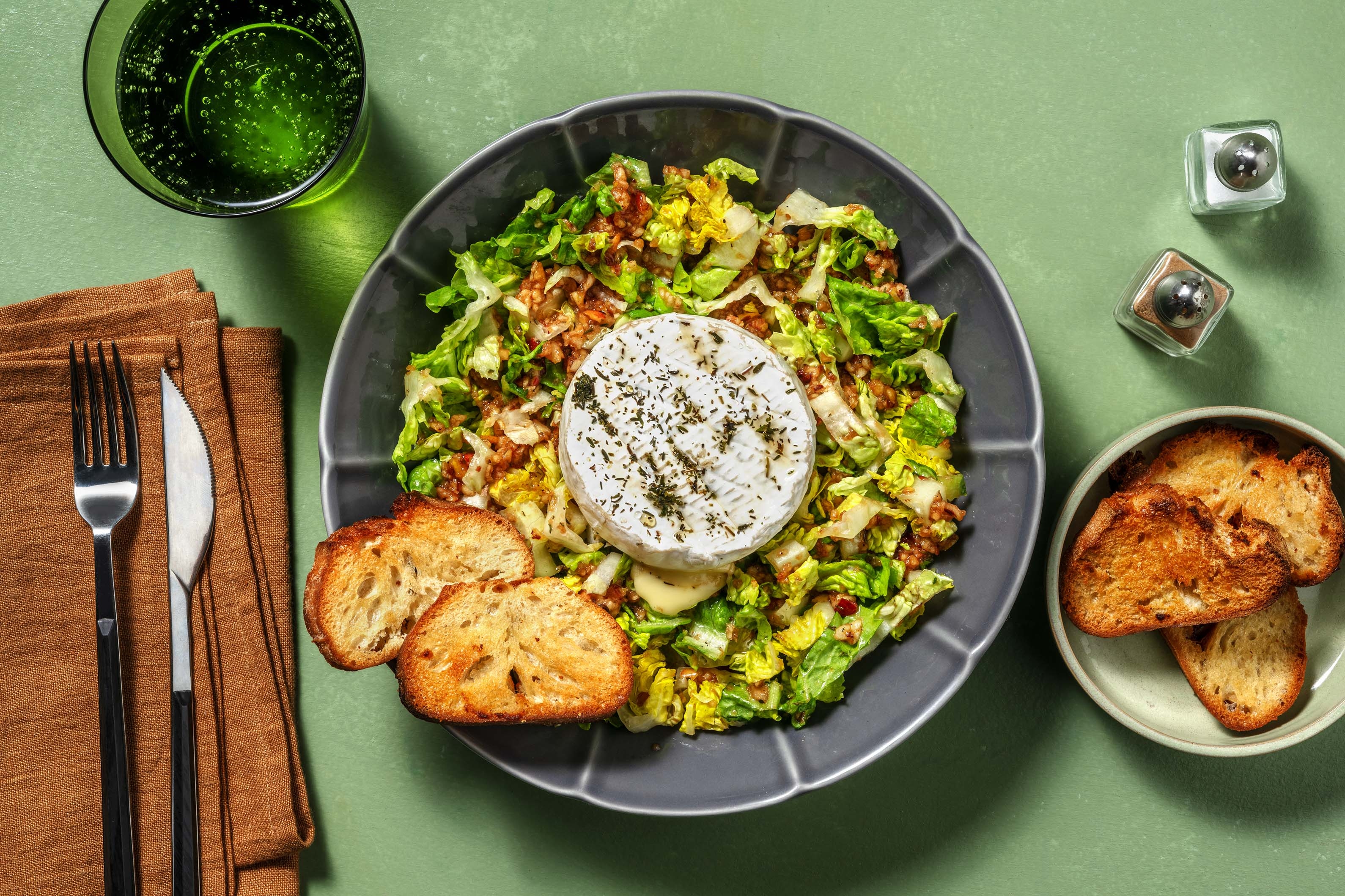 Karamellisierter Thymian-Camembert