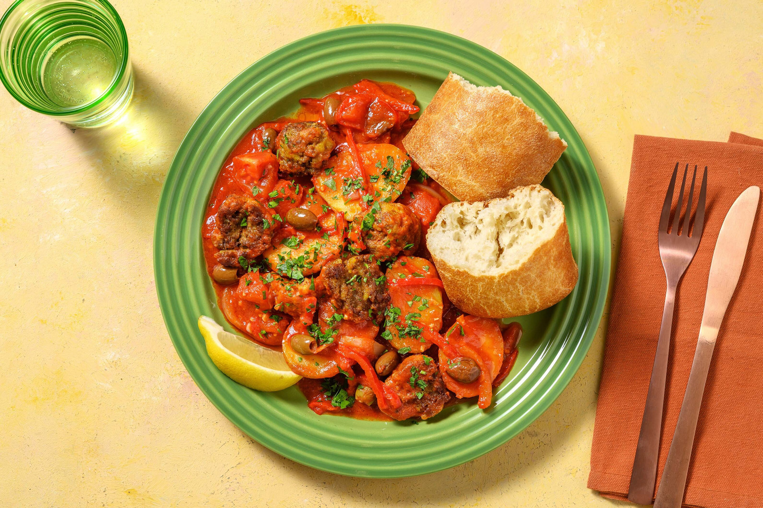 Keftas à la marocaine en sauce tomate