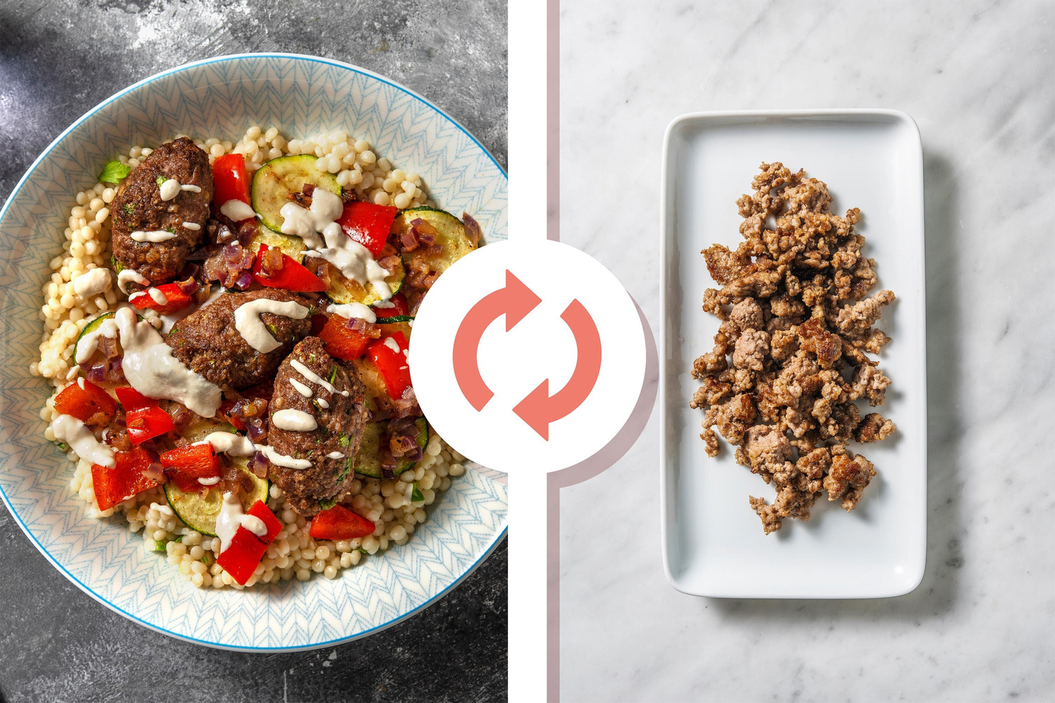 Turkey Kofta Tray Bake