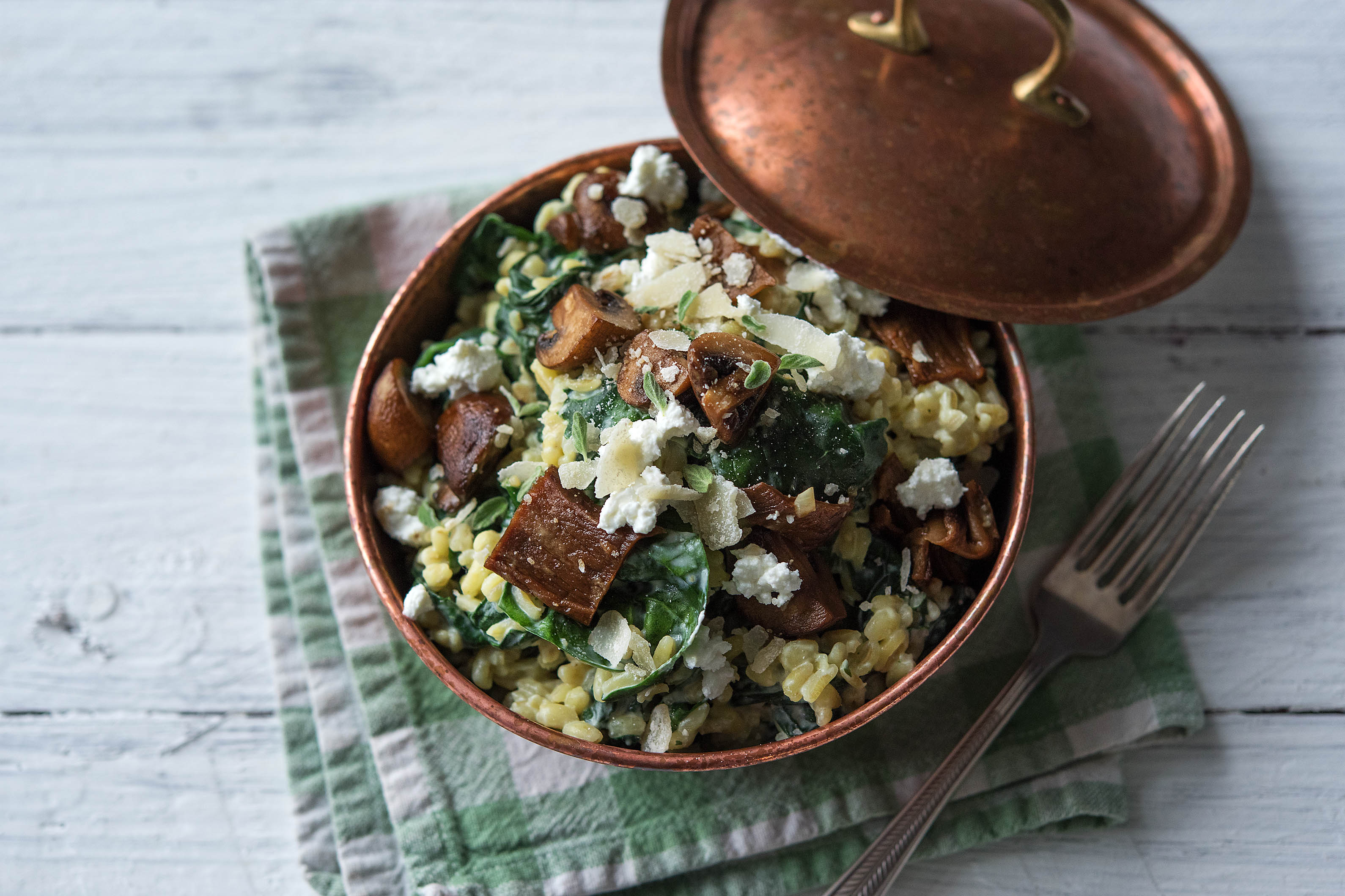 Kerniges Graupenrisotto