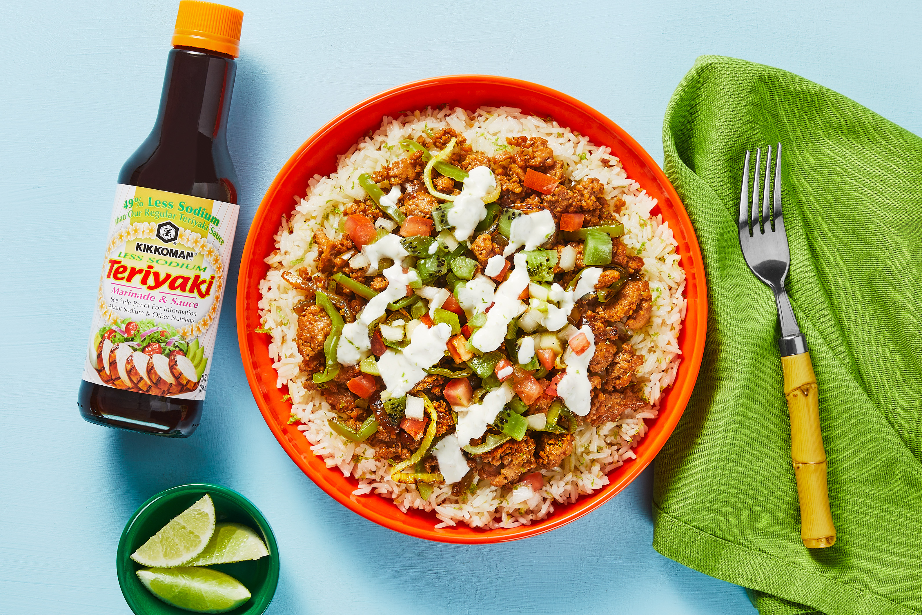 Kikkoman® Tropical Teriyaki Pork Bowls