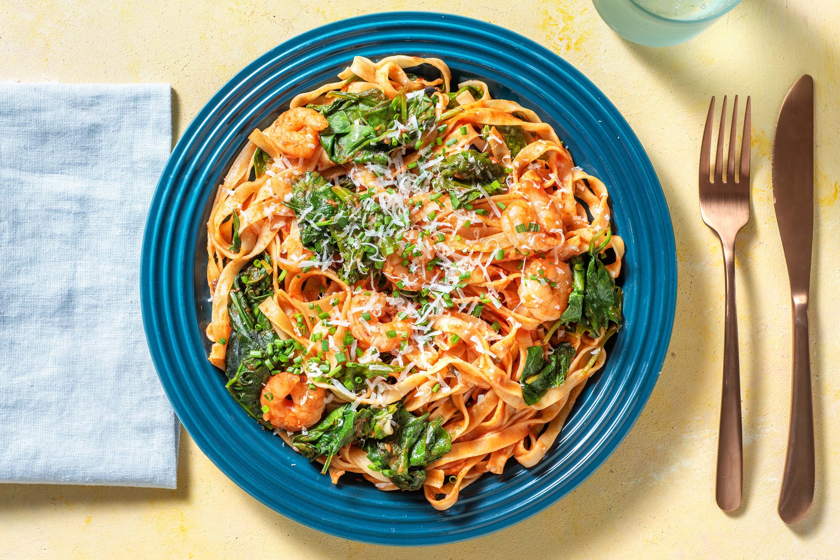 King Prawn and Tomato Fresh Tagliatelle