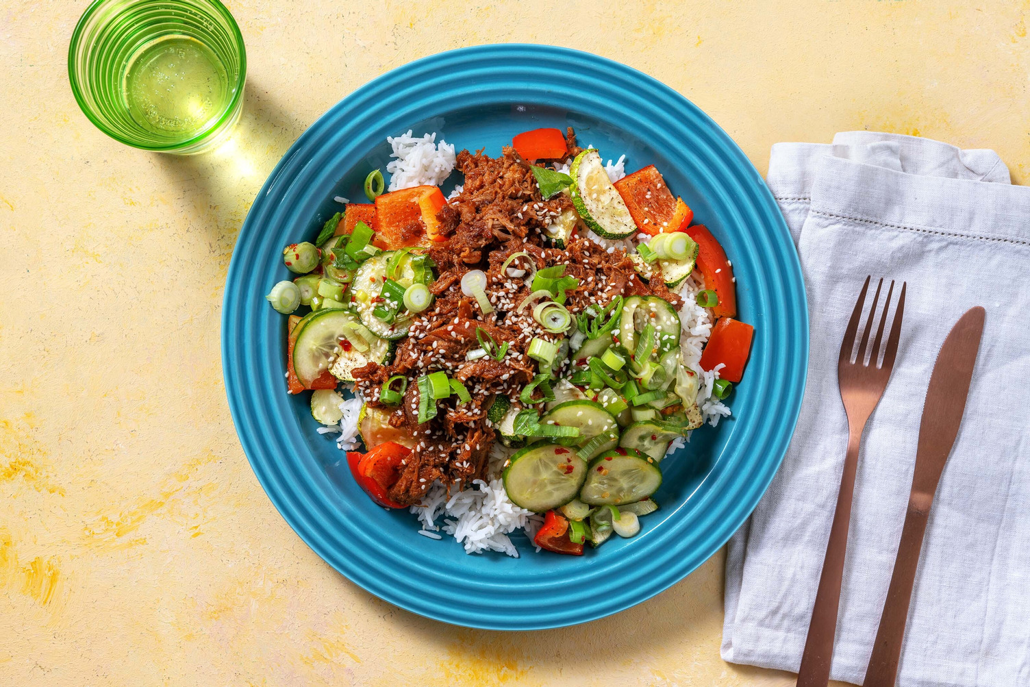 Korean BBQ-Inspired Beef Bowls