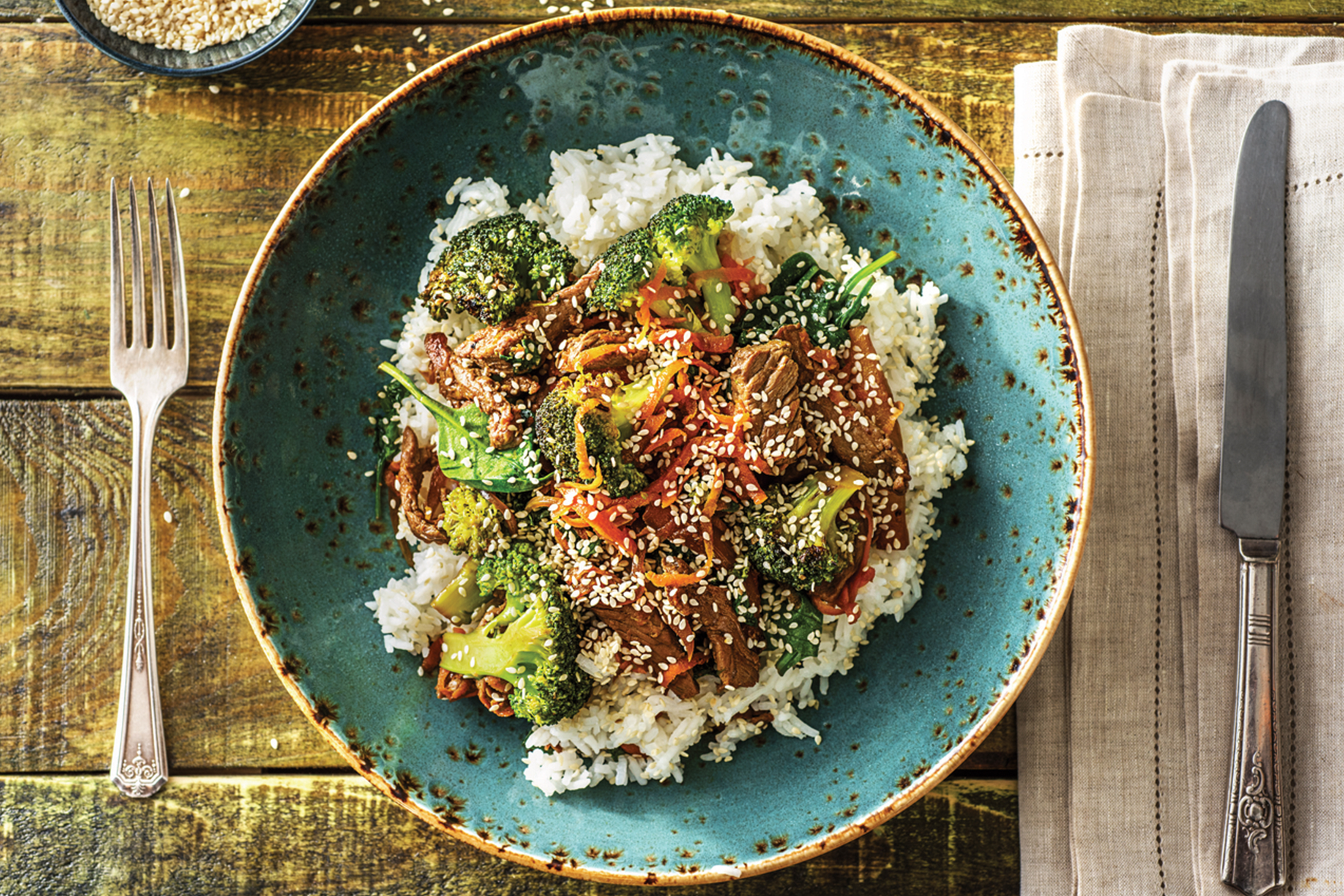Korean-Style Beef & Veggie Bulgogi Bowl