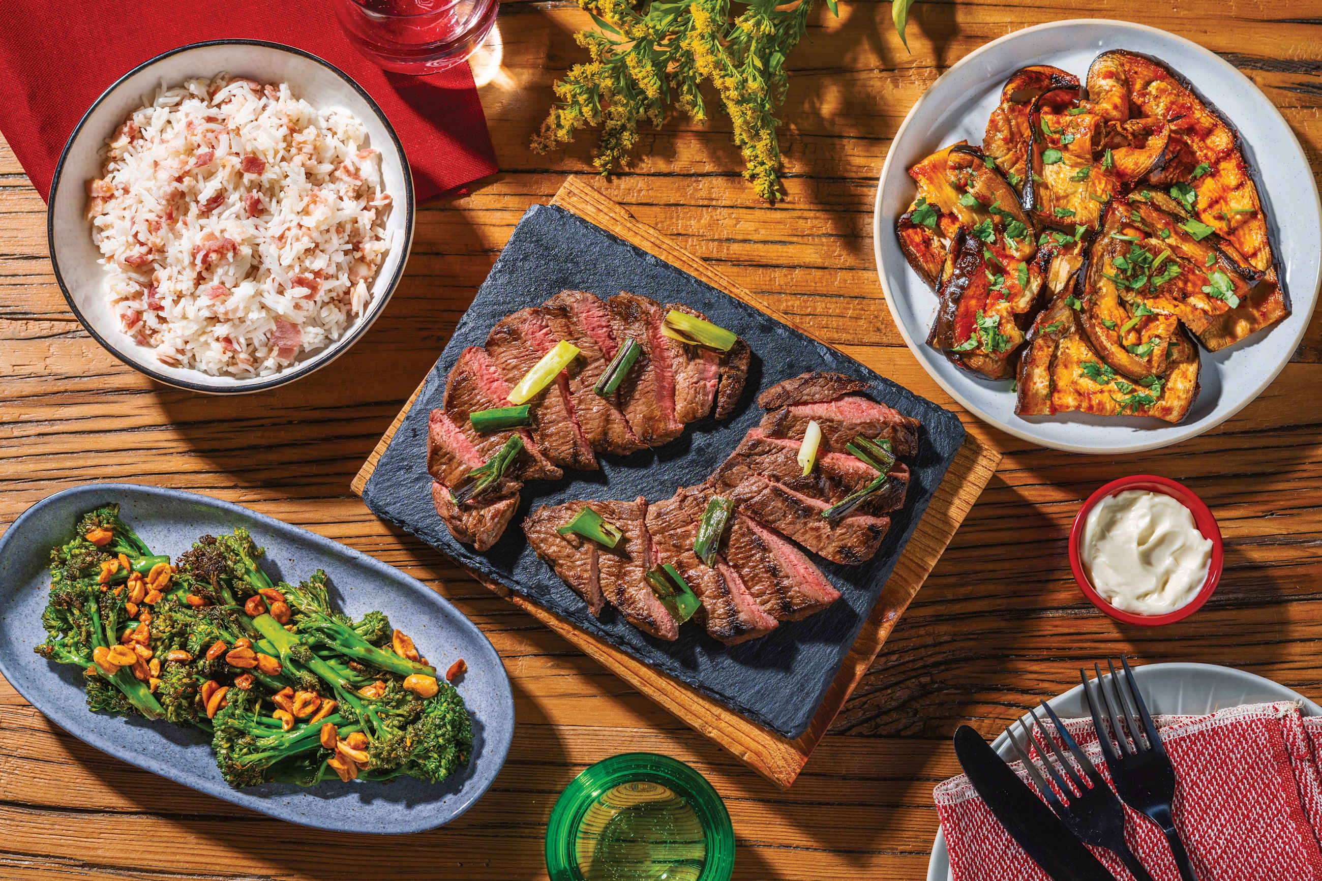 Korean Chargrilled Steak & Ponzu Green Salad