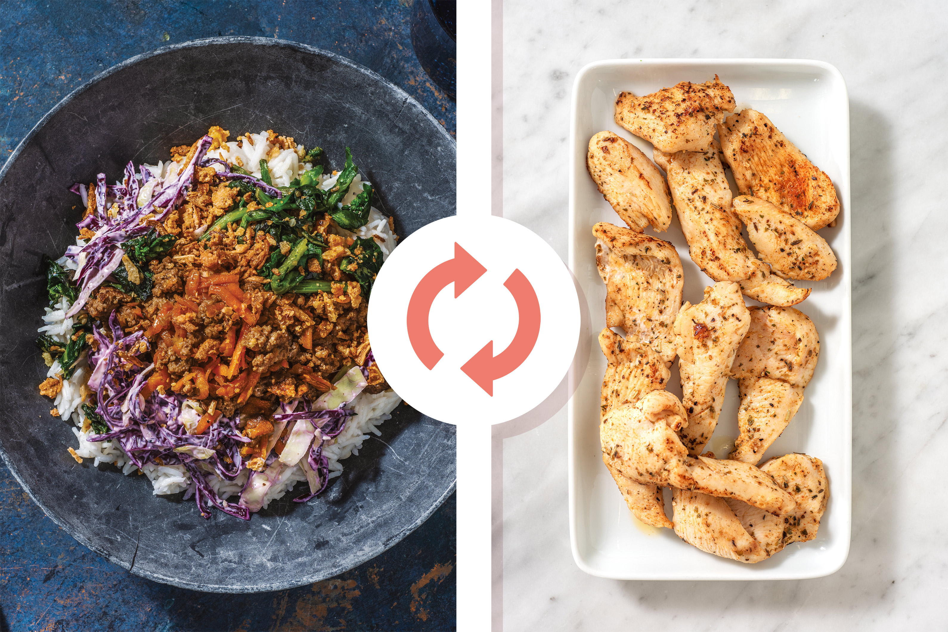 Korean Chicken Strips & Veggies