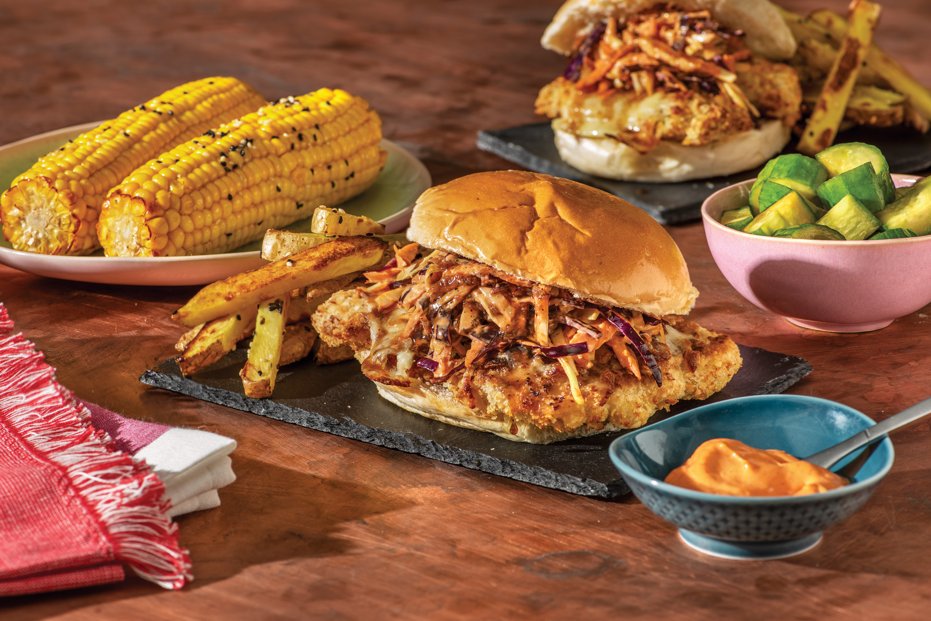 Korean Fried Chicken Burger