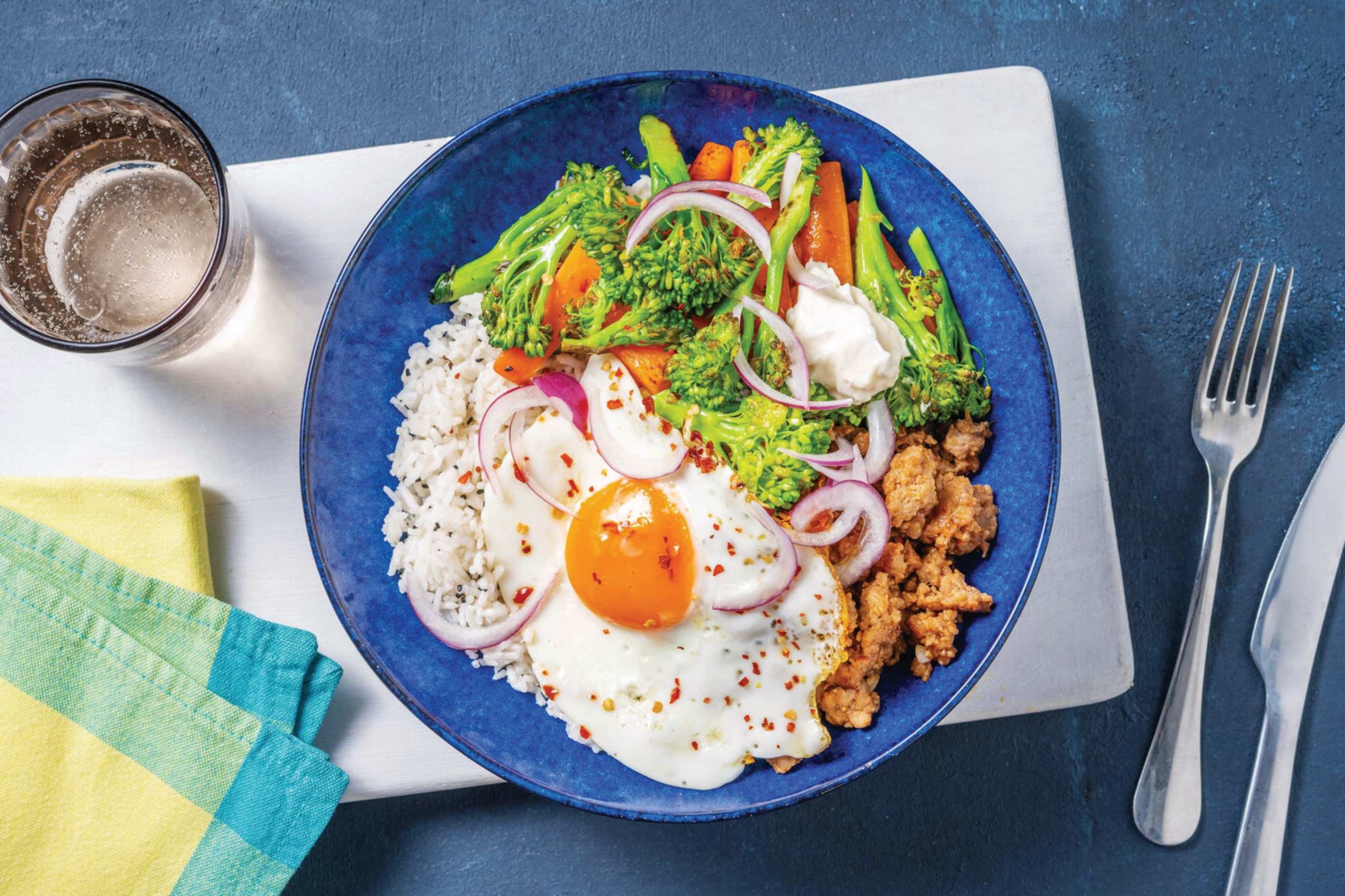 Korean-Style Pork Bibimbap