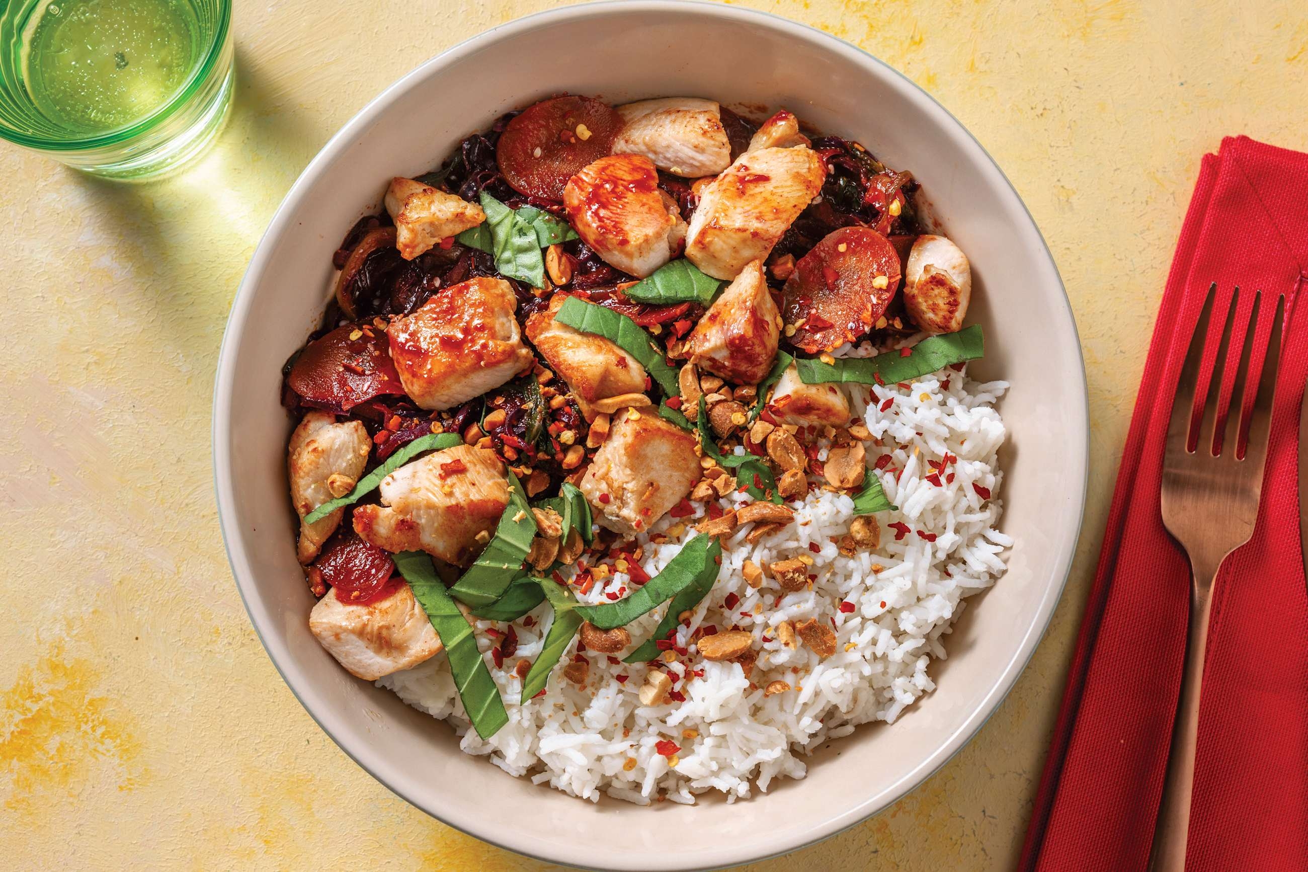 Korean Ssamjang Chicken Bowl