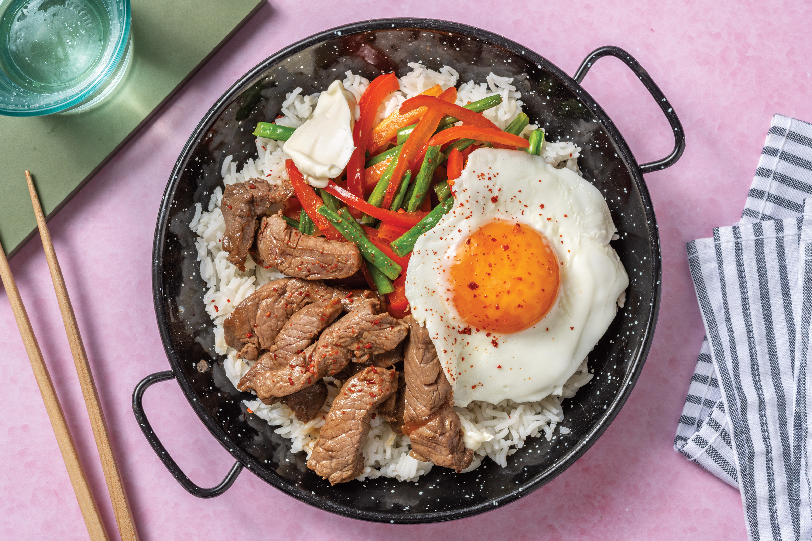 Korean-Style Beef Bibimbap