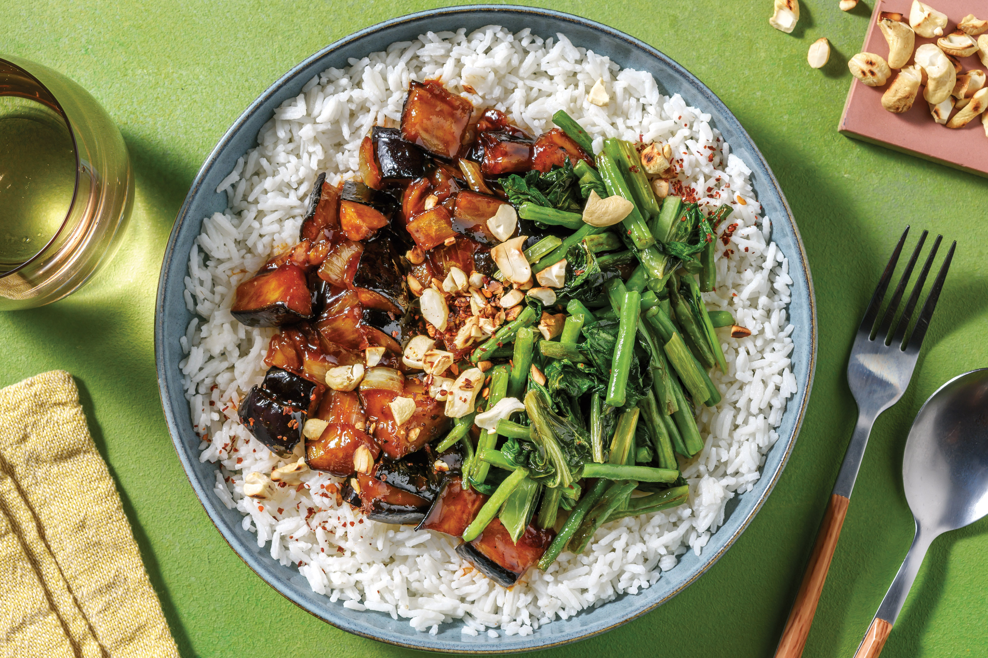 Korean-Style Roasted Eggplant