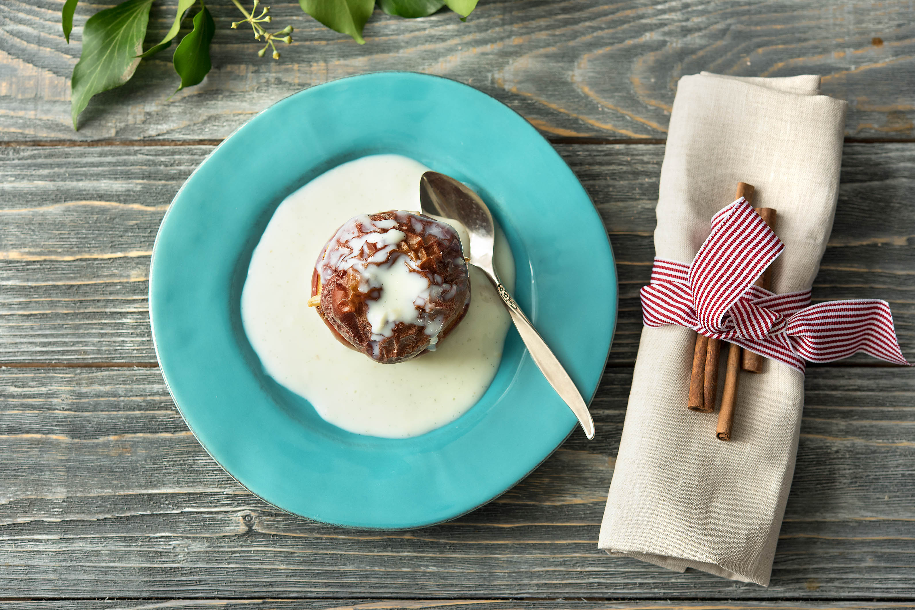 Köstlich gefüllter Bratapfel