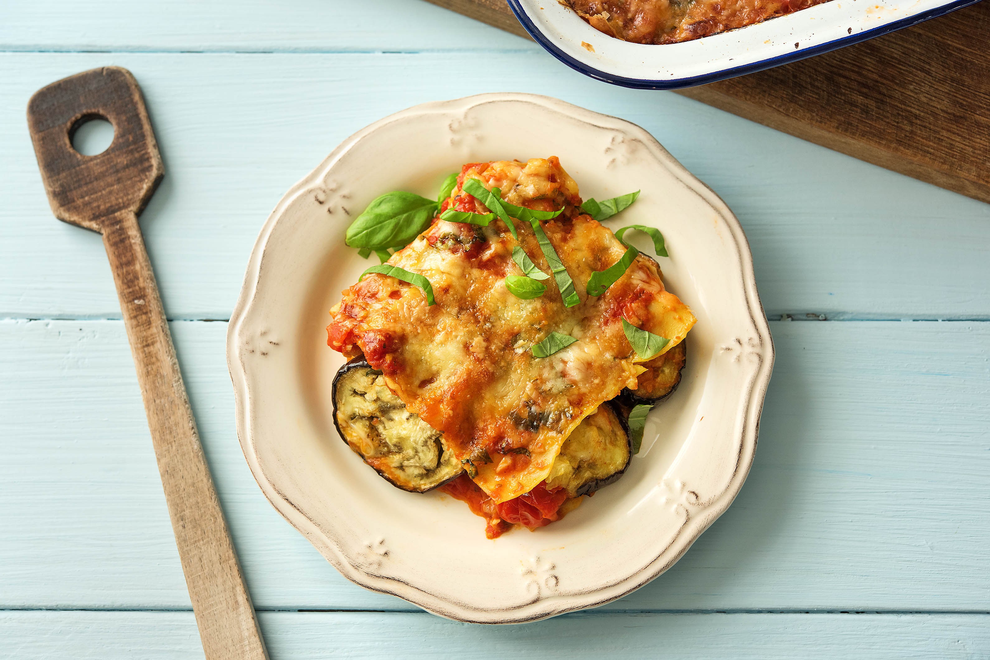 Köstliche Auberginen-Lasagne