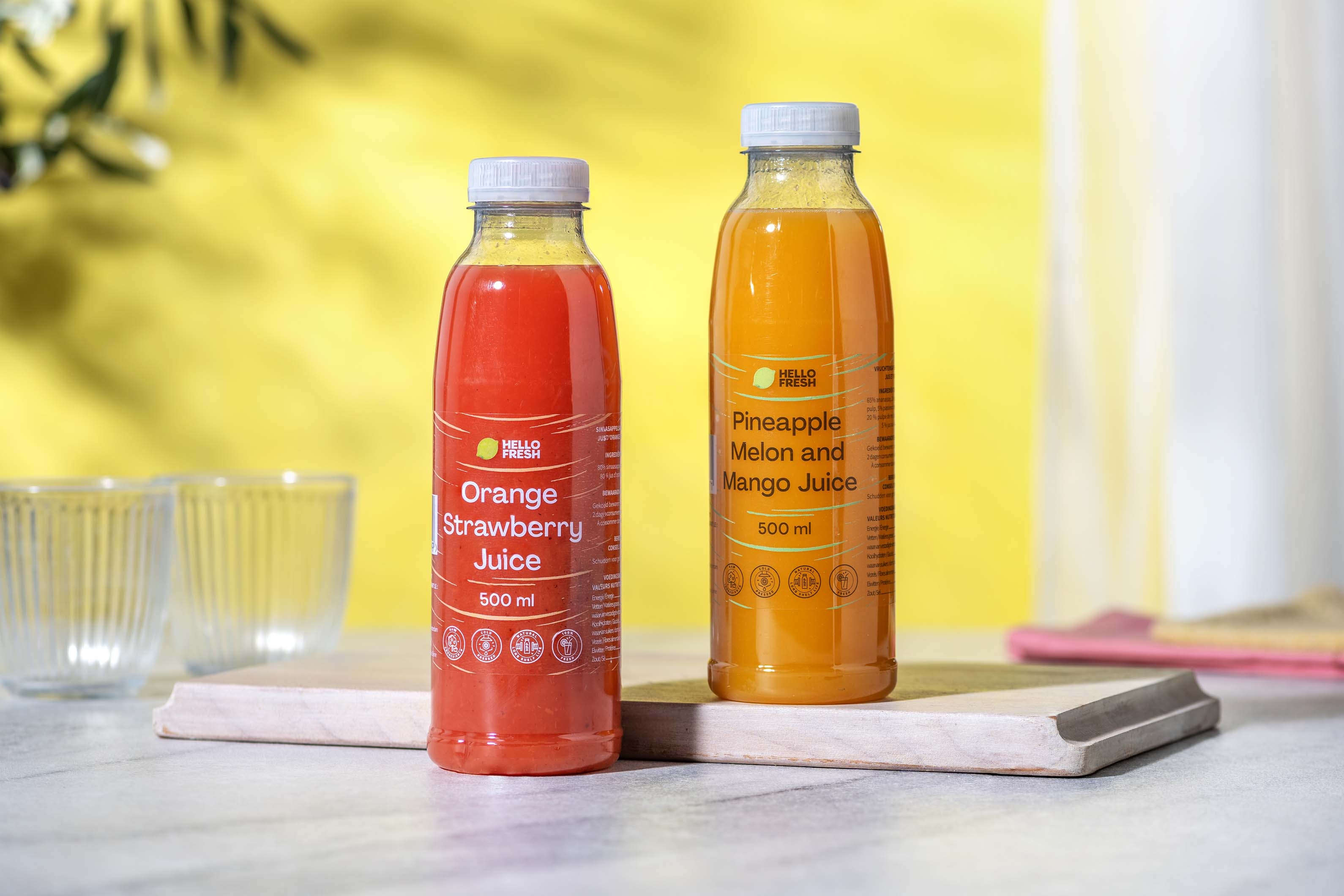 Koudgeperste vruchtensapjes