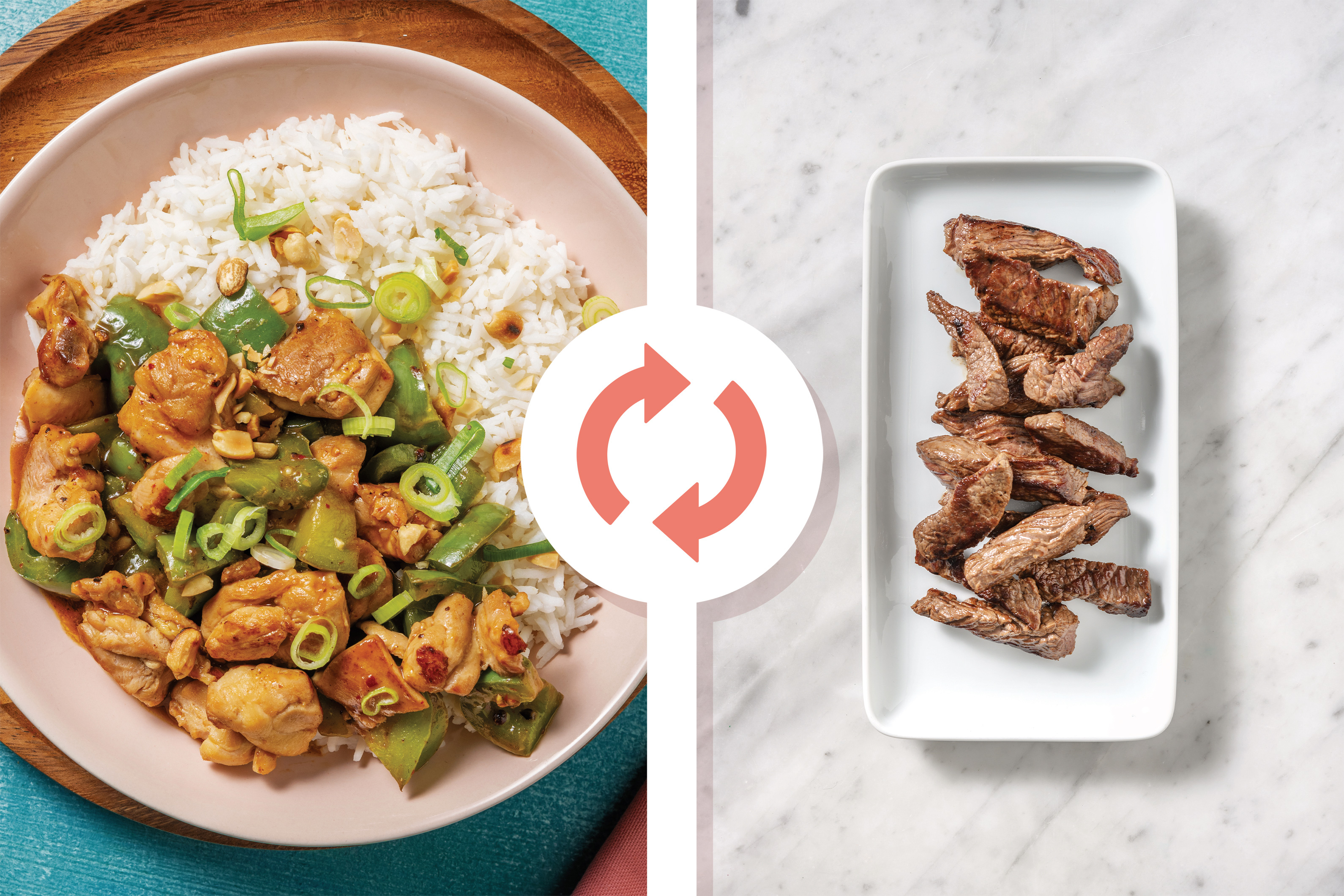 Kung Pao Beef & Greens