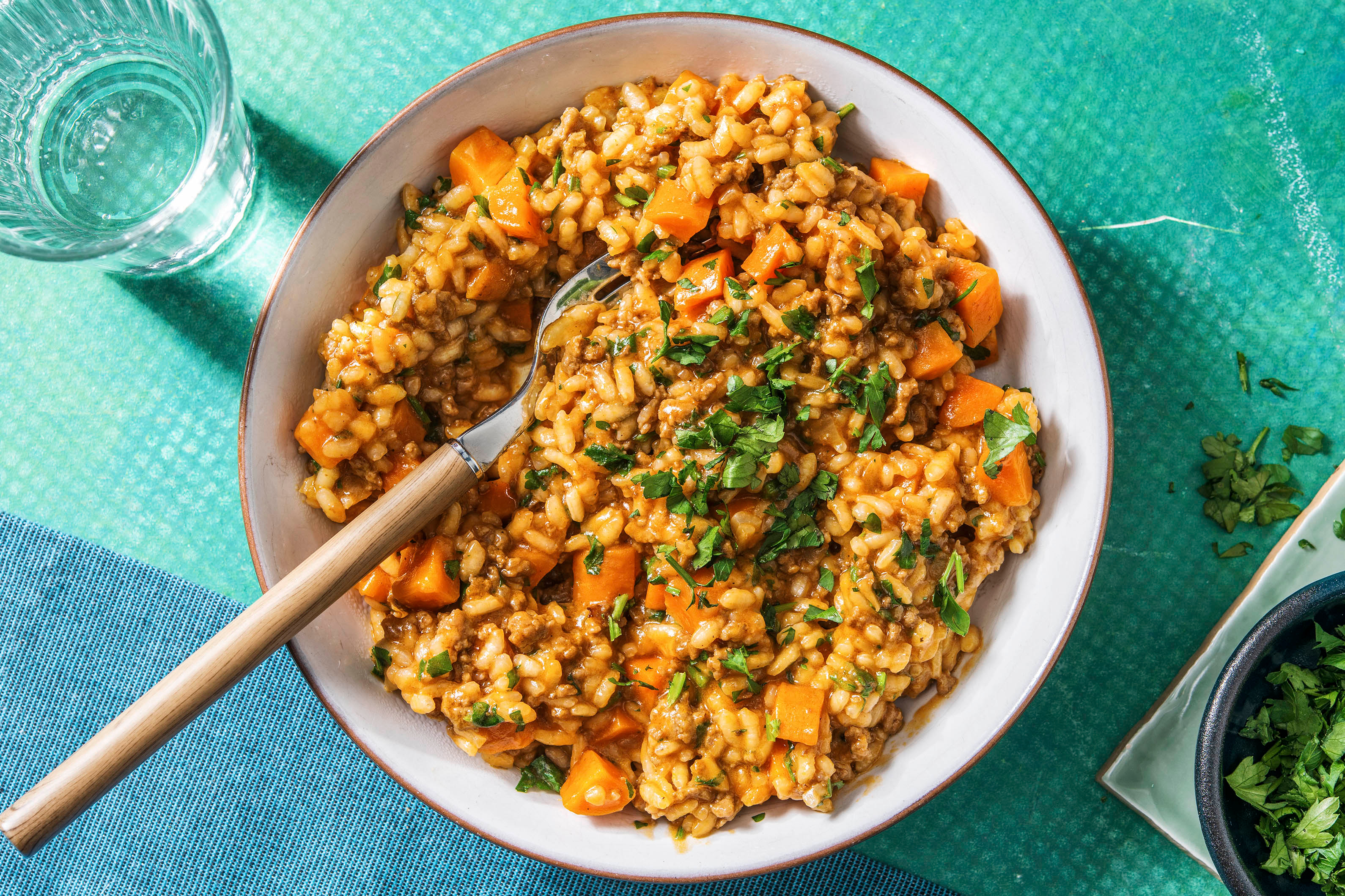 Lamb Bolognese Risotto