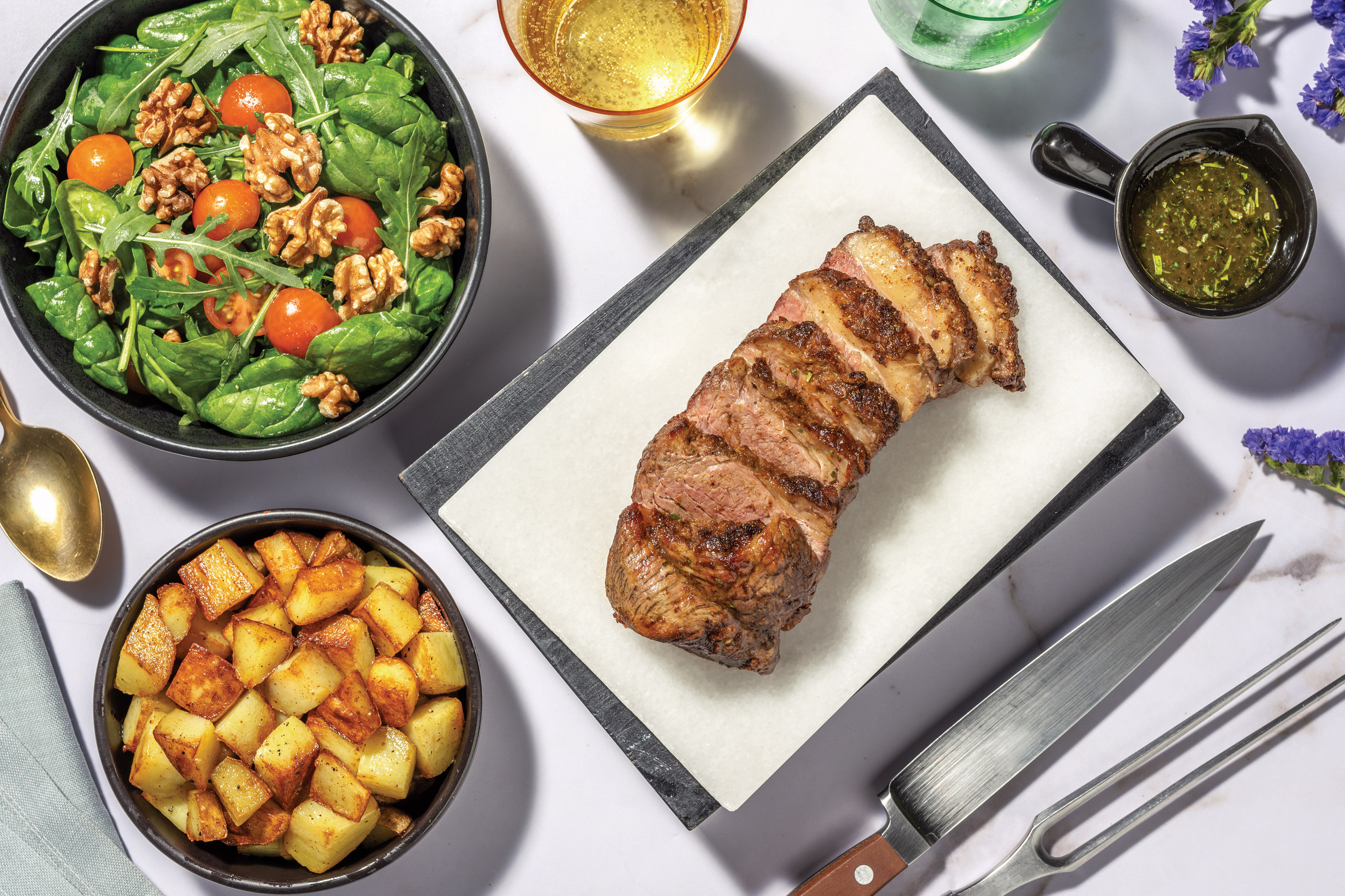 Lamb Roast & Mint Sauce