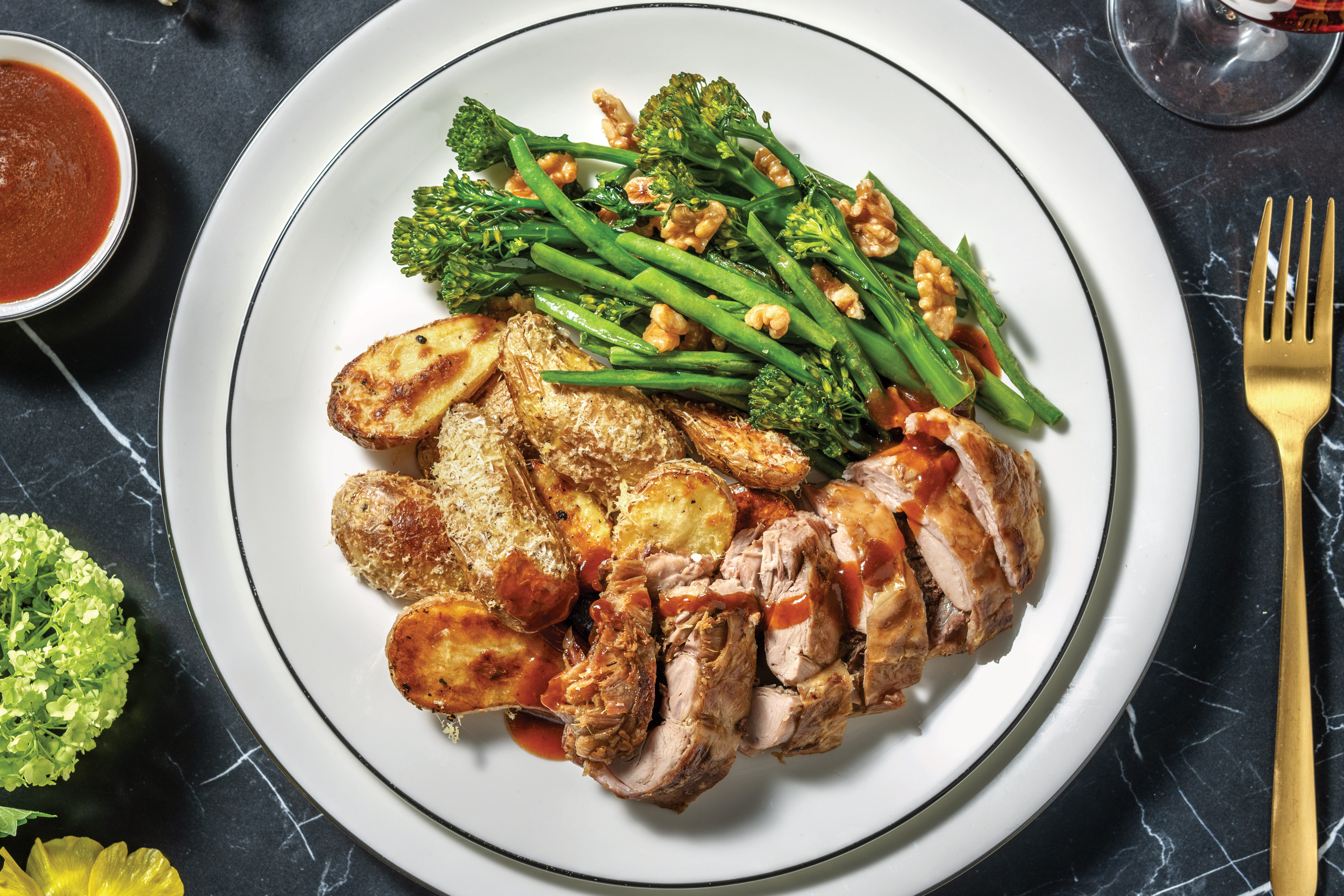 Lamb Shoulder & Parmesan Baby Potatoes